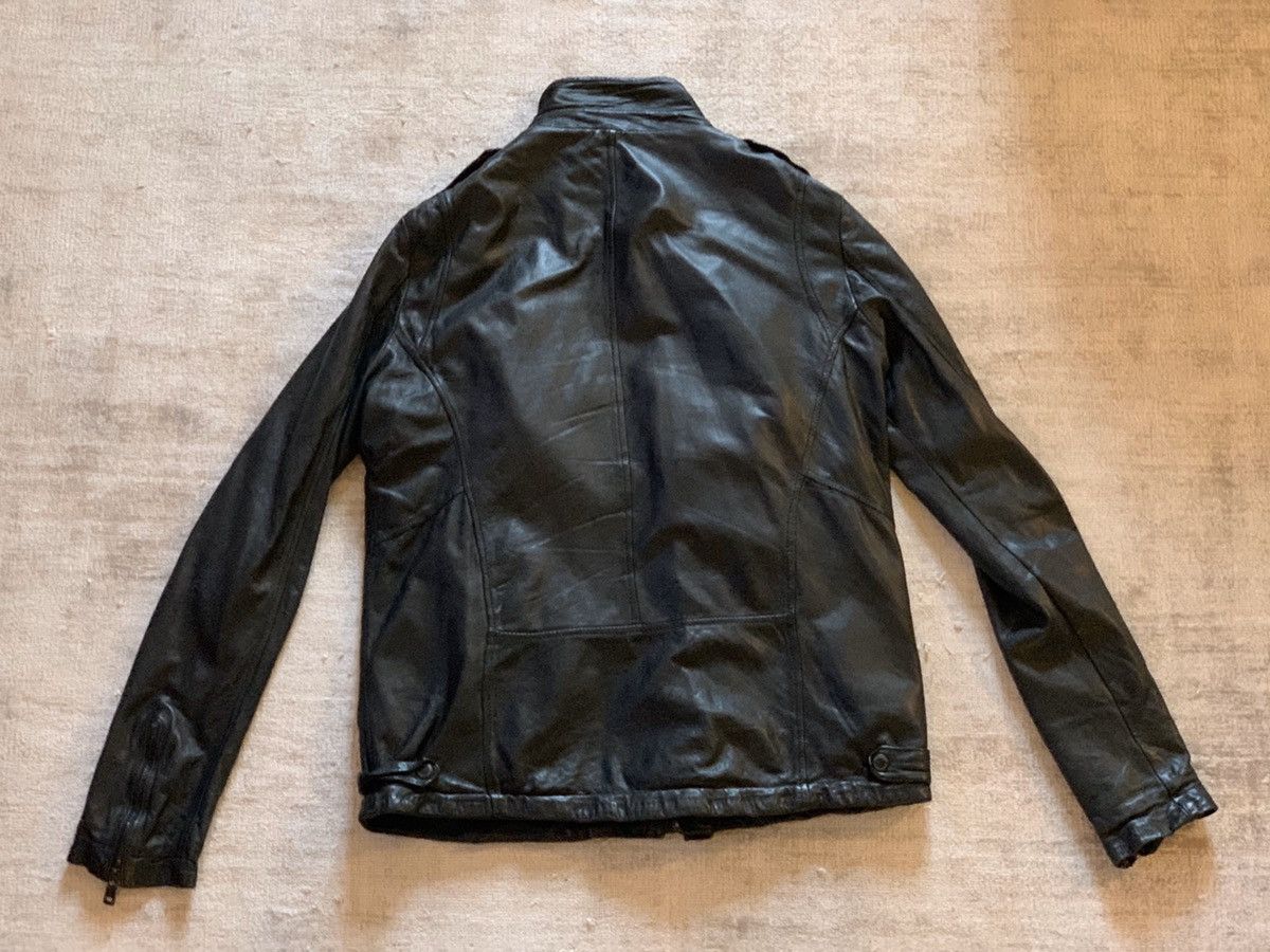 Giorgio Brato Leather Biker Jacket Black Giorgio Brato Size US L / EU 52-54 / 3 - 2 Thumbnail