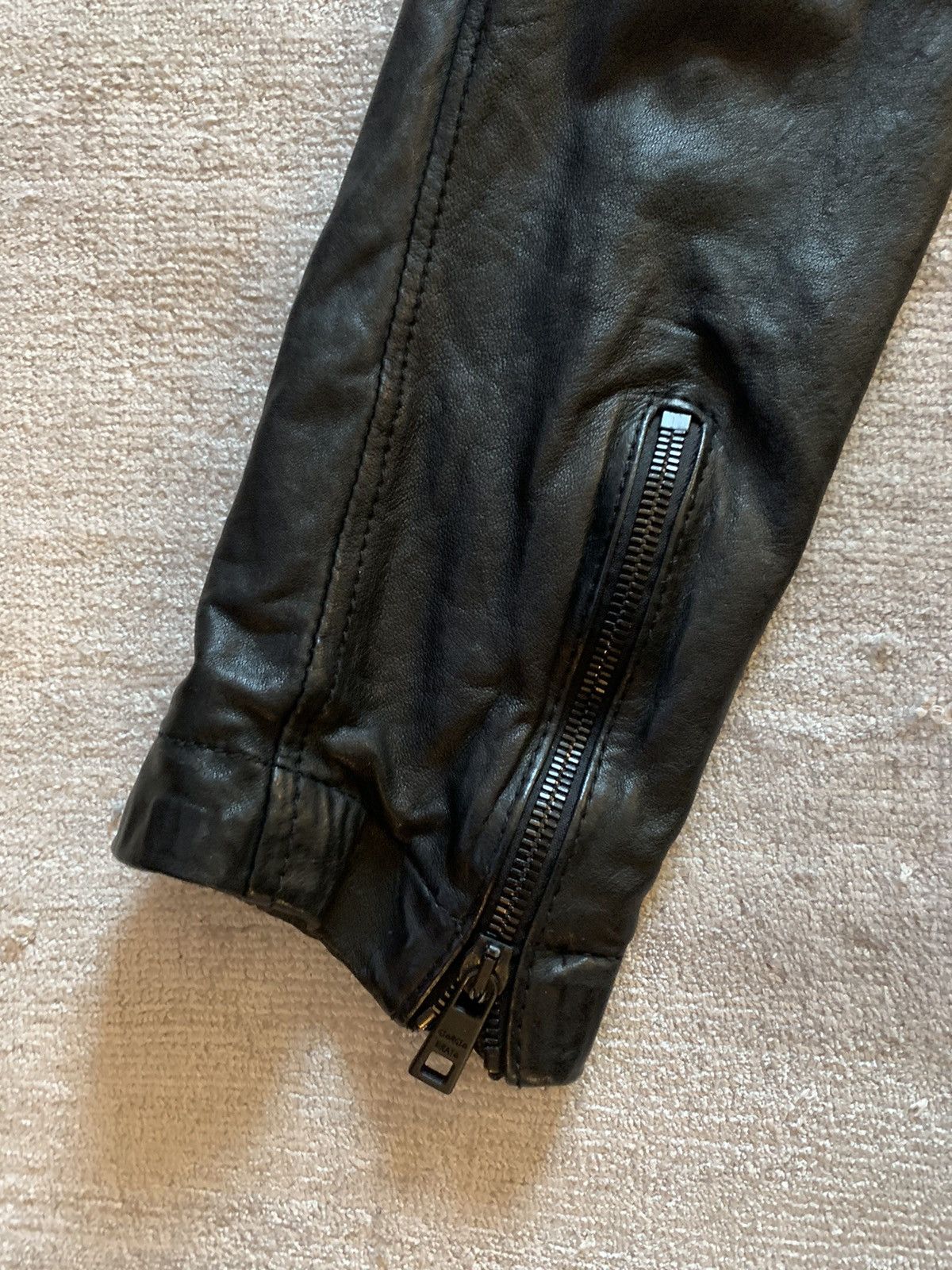 Giorgio Brato Leather Biker Jacket Black Giorgio Brato Size US L / EU 52-54 / 3 - 5 Thumbnail