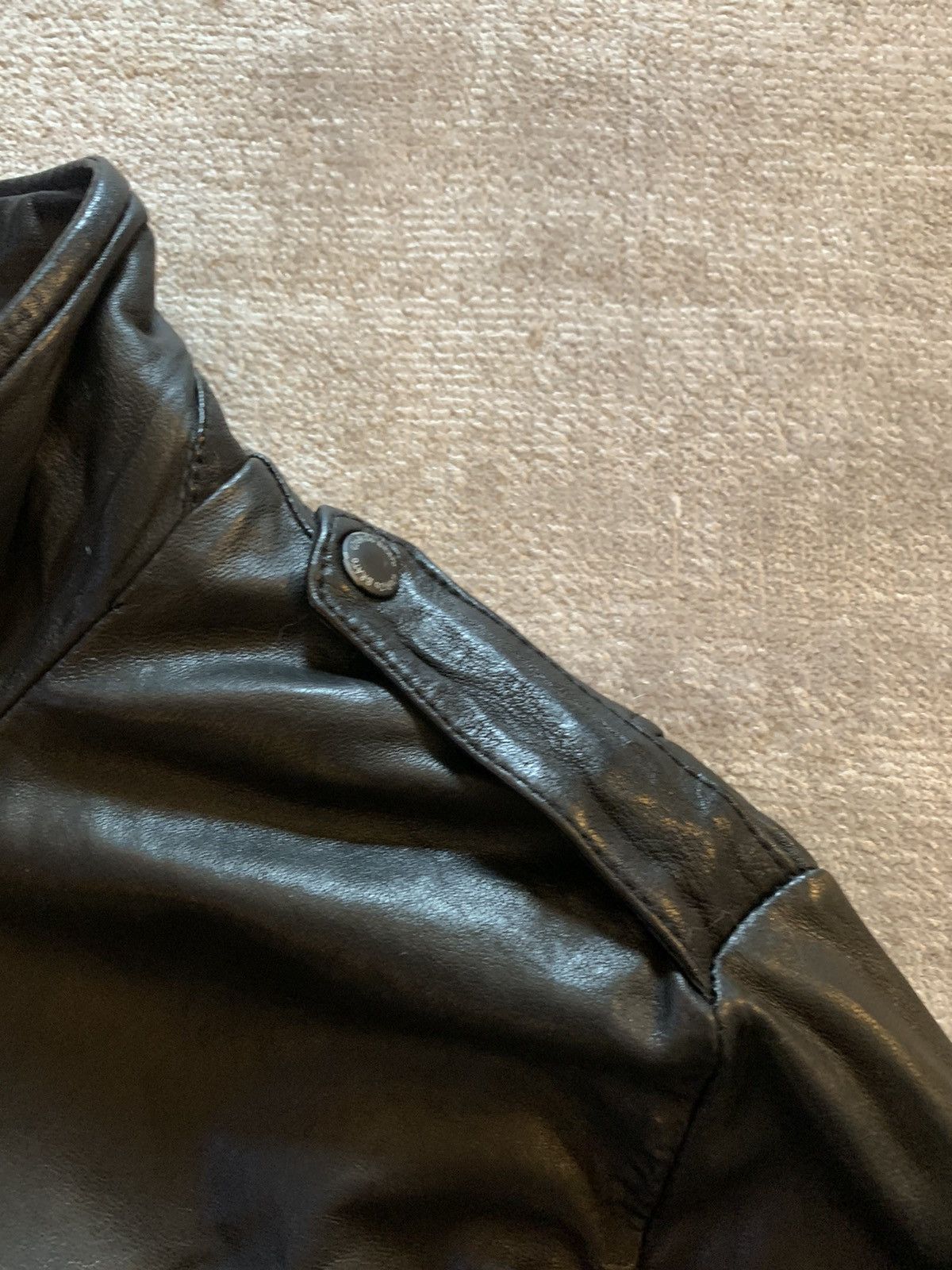 Giorgio Brato Leather Biker Jacket Black Giorgio Brato Size US L / EU 52-54 / 3 - 4 Thumbnail