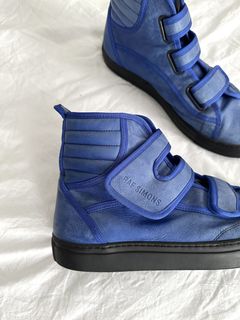 Raf simons high hot sale top sneakers