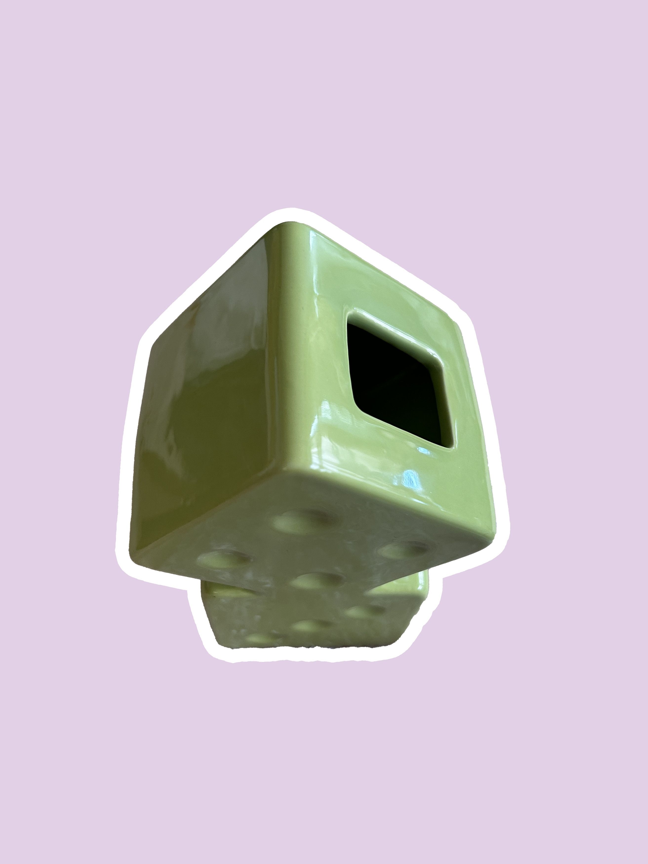 Stussy Stussy Dice Vase 100% Ceramic Lime 138703 0412 Size ONE SIZE - 4 Thumbnail