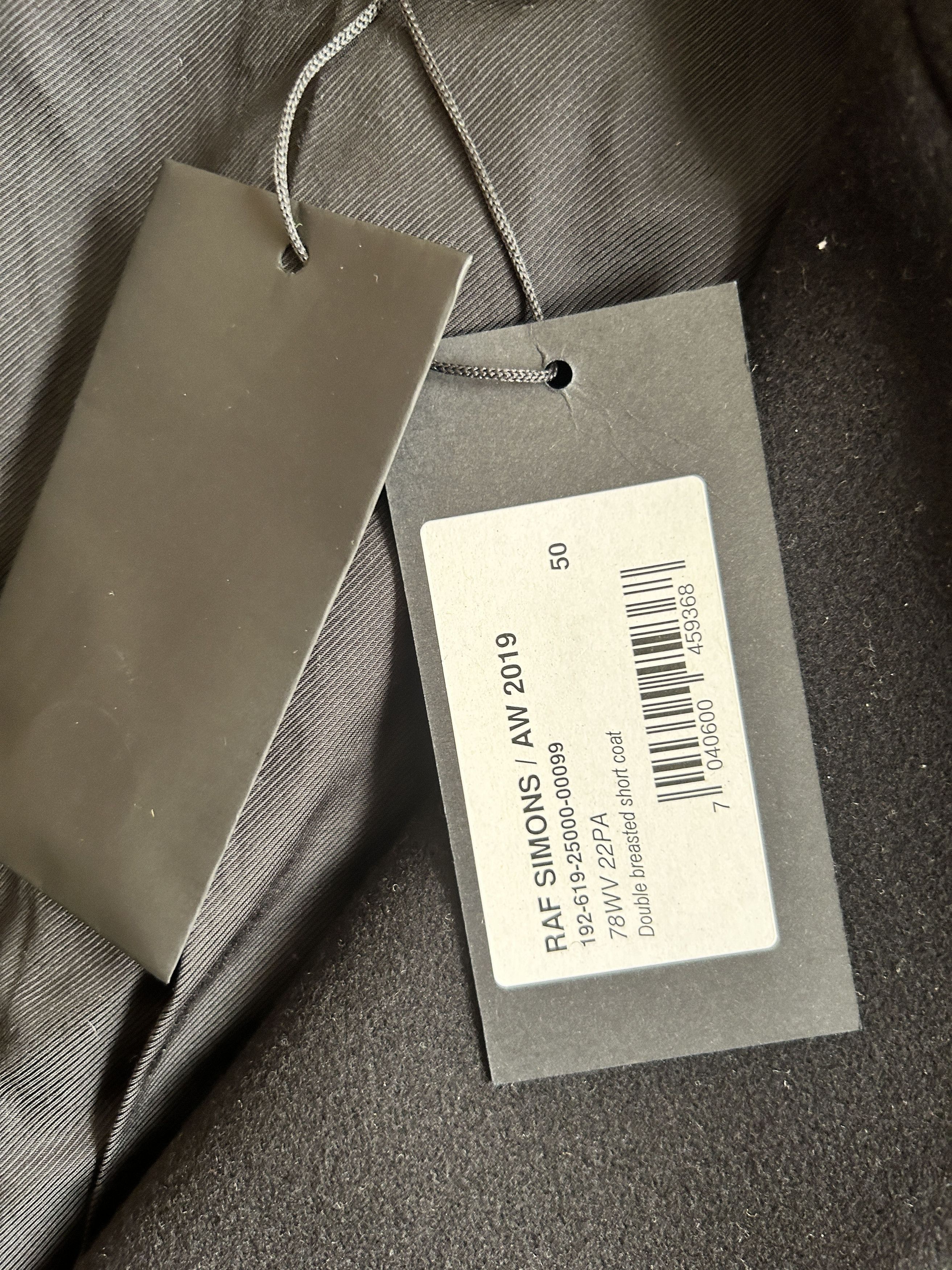 Raf Simons double breast fitted wool blend jacket coat heroes & loser Size US L / EU 52-54 / 3 - 8 Thumbnail