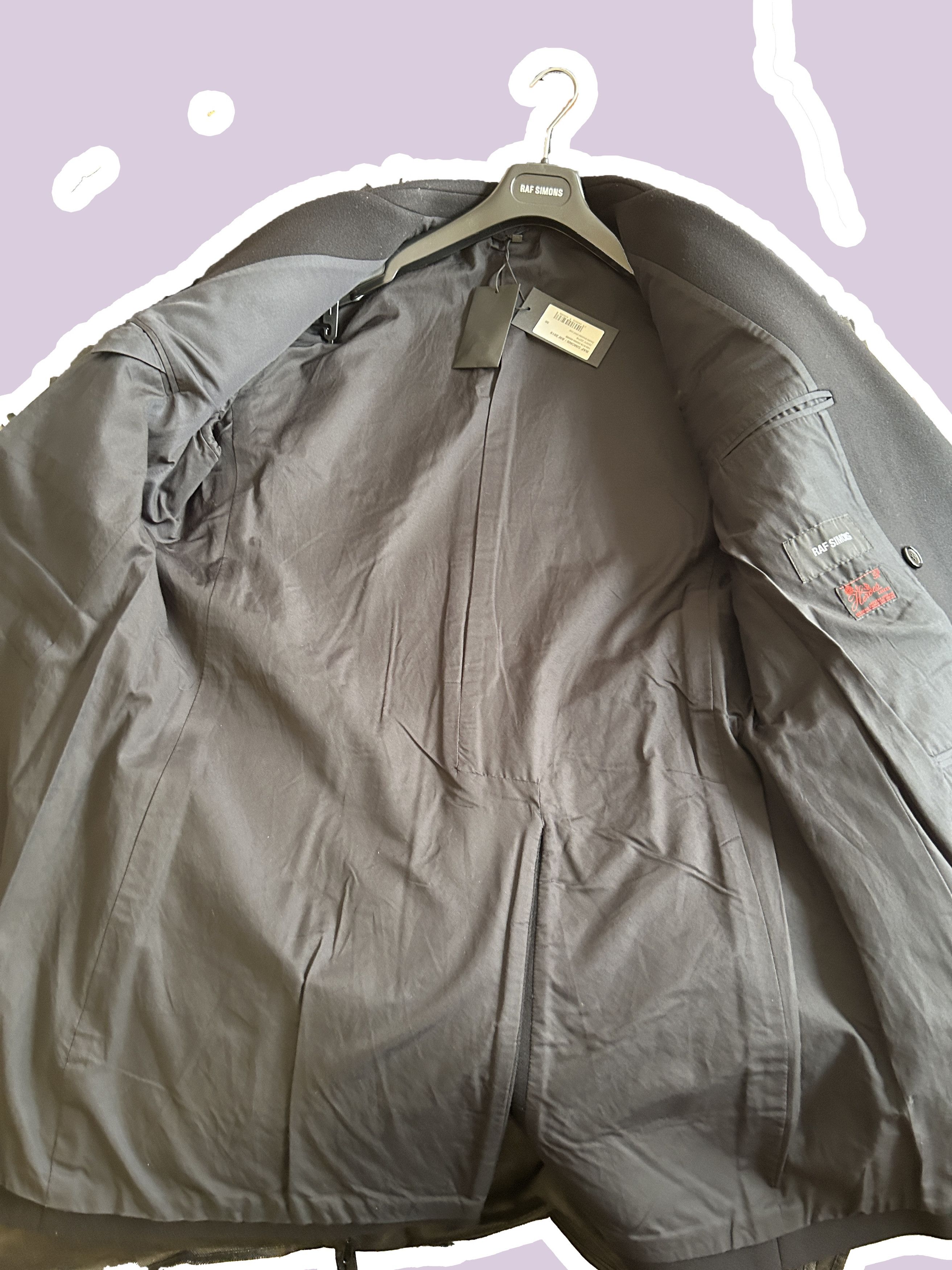Raf Simons double breast fitted wool blend jacket coat heroes & loser Size US L / EU 52-54 / 3 - 10 Thumbnail