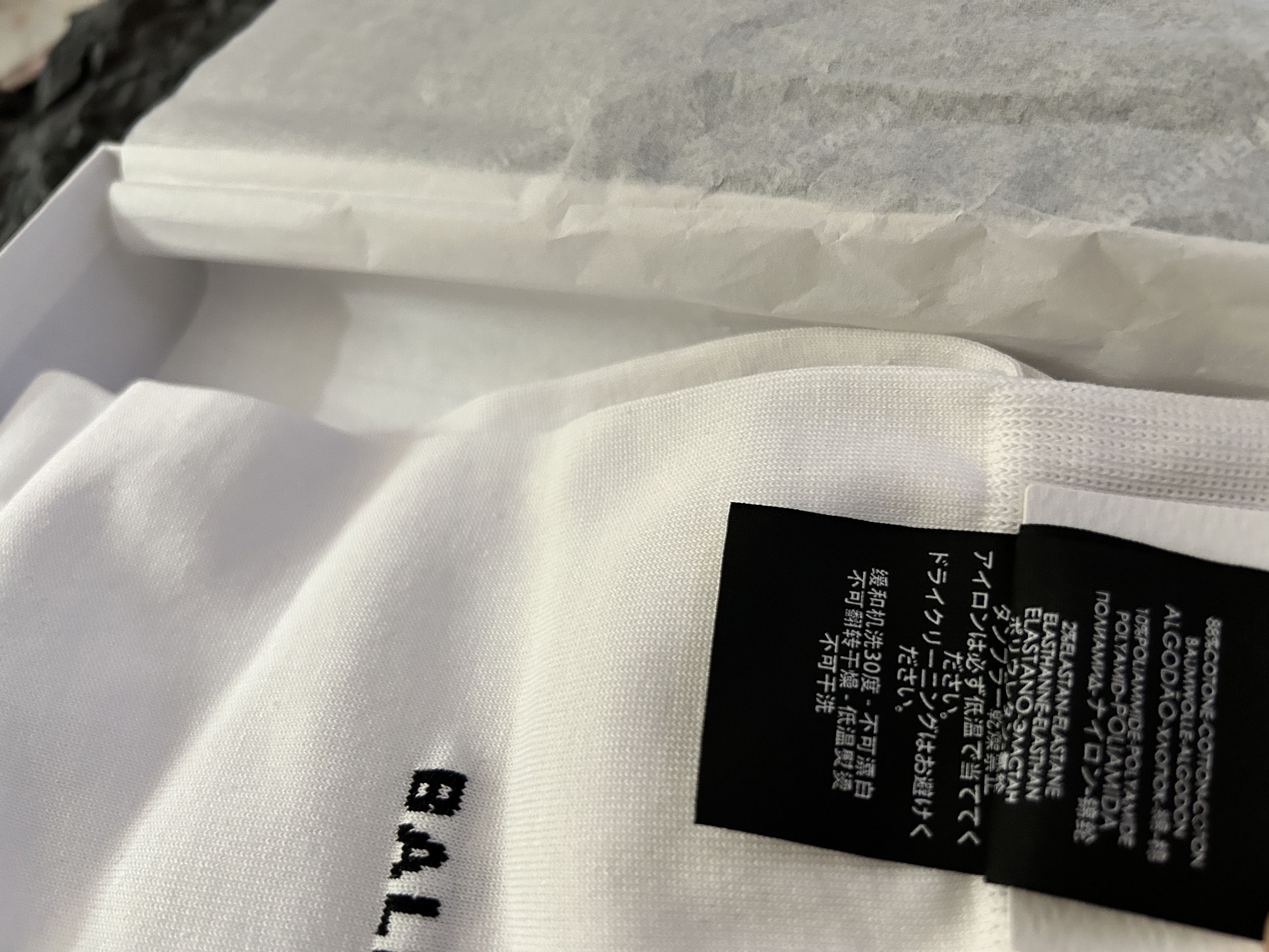 Balenciaga Balenciaga White logo Socks Cotton Size Medium Size ONE SIZE - 7 Thumbnail