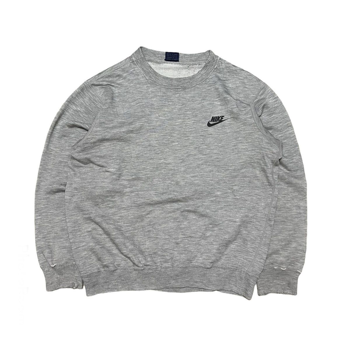 Vintage Nike Blue Tag Small Logo Sweatshirt Tops