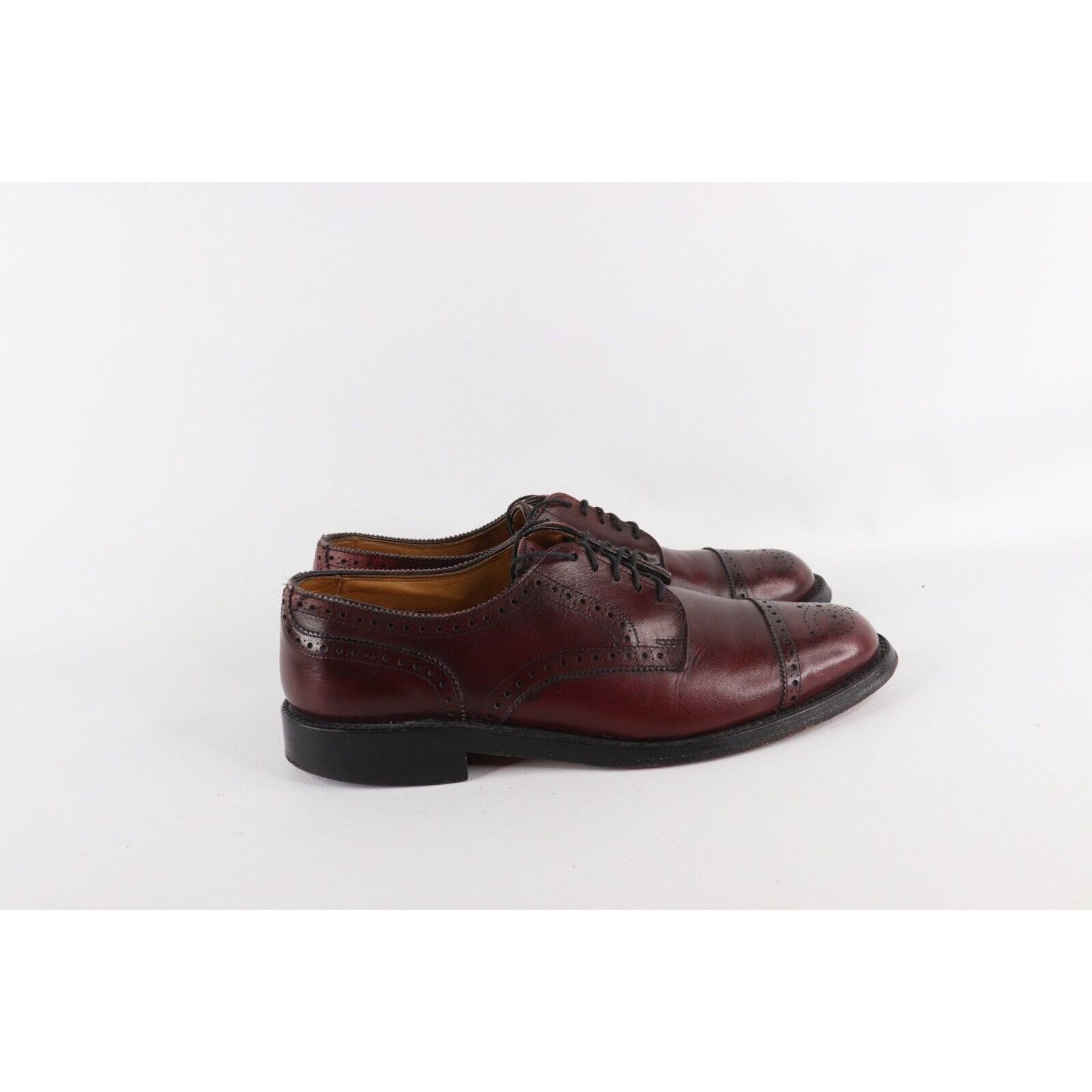 Allen Edmonds × Vintage Vintage Allen Edmonds Leather Brogue Toe Cap Dress Shoes Sh Size US 9.5 / EU 42-43 - 4 Thumbnail