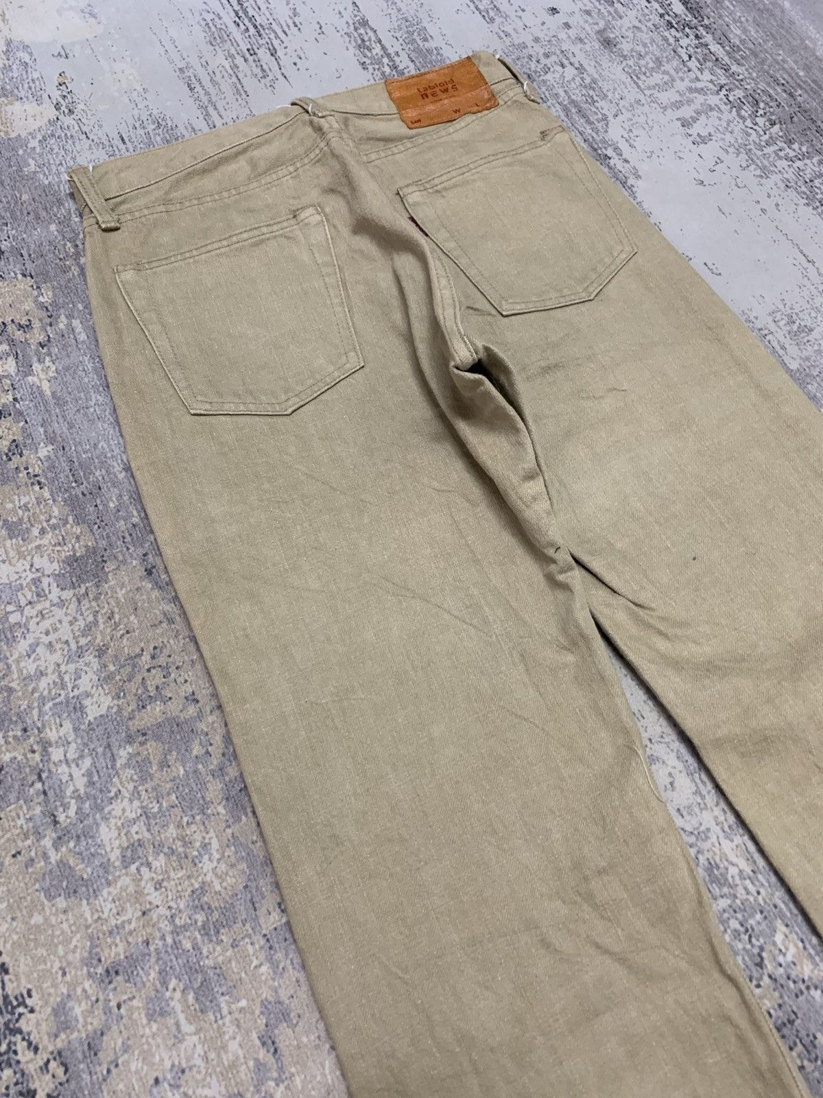 Japanese Brand Japanese Brand Tabloid News Selvedge Denim 27x31.5 Size US 27 - 10 Thumbnail