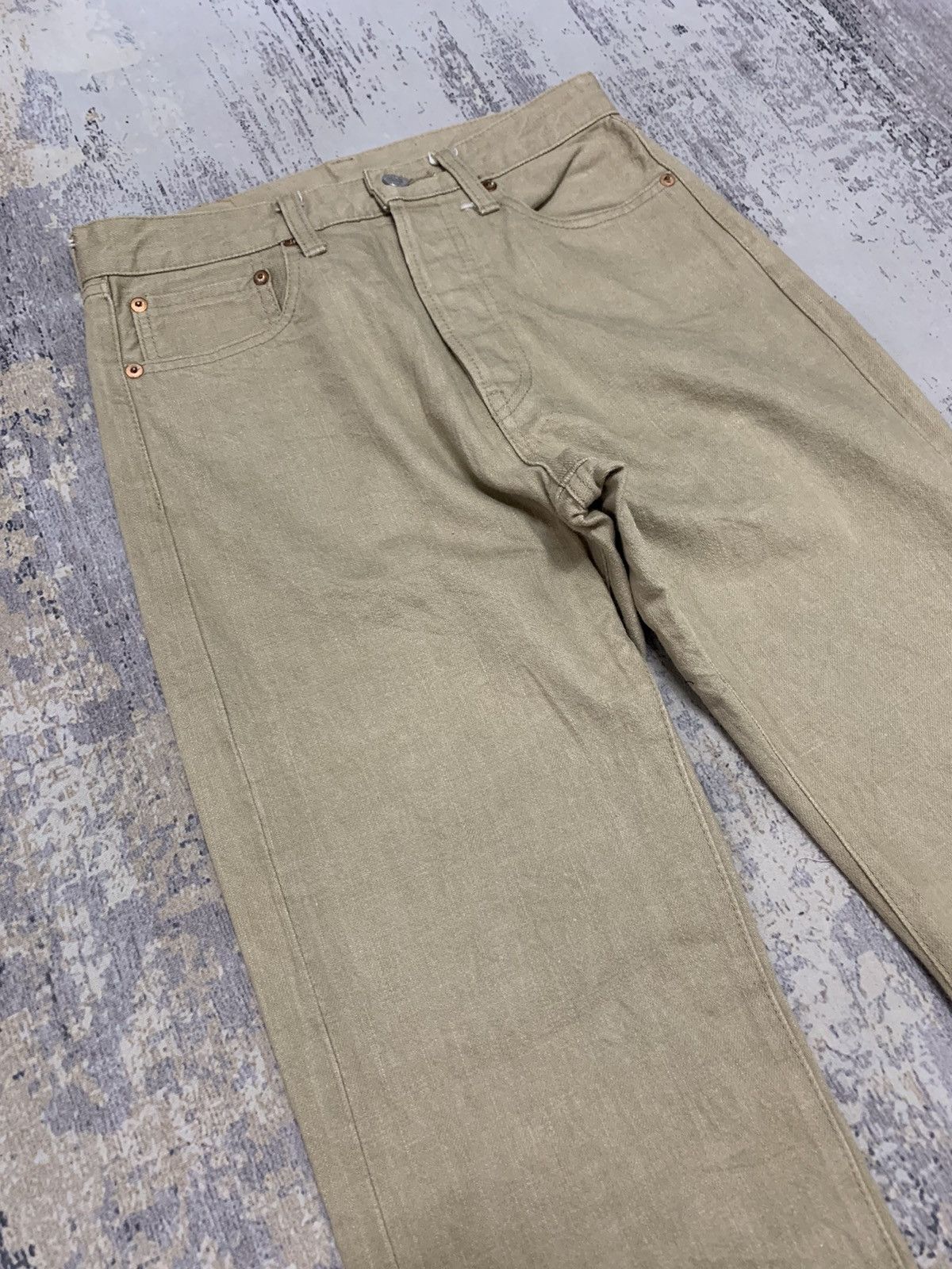 Japanese Brand Japanese Brand Tabloid News Selvedge Denim 27x31.5 Size US 27 - 2 Thumbnail
