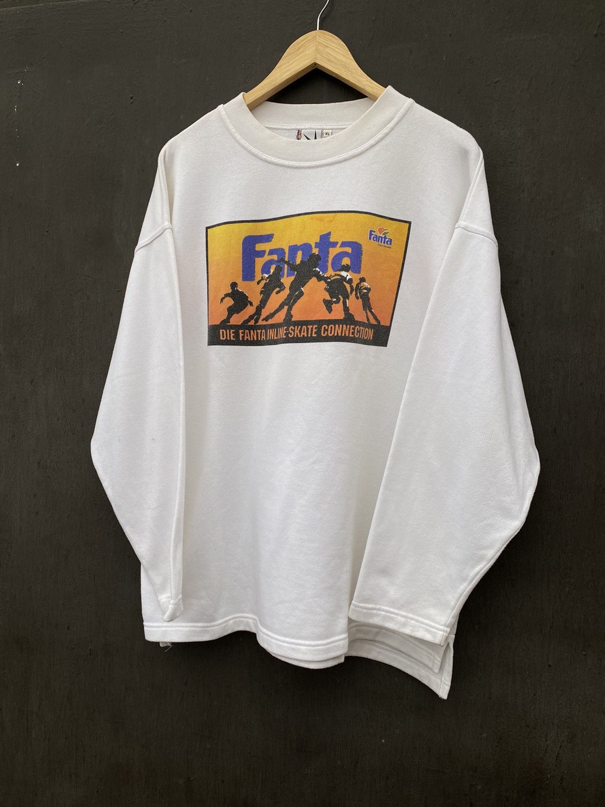 Vintage Fanta Vintage sweatshirt 90s inline skateboarding size L/XL Size US XL / EU 56 / 4 - 1 Thumbnail