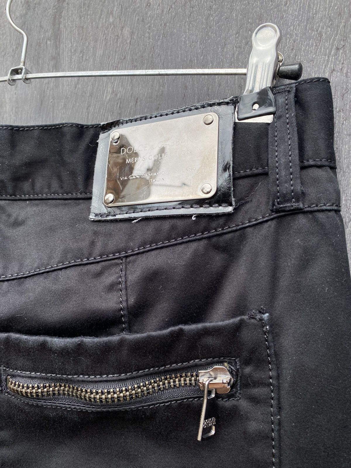 Dolce & Gabbana × Vintage Dolce Gabbana vintage zips black pants size 32/33 Size US 32 / EU 48 - 13 Thumbnail