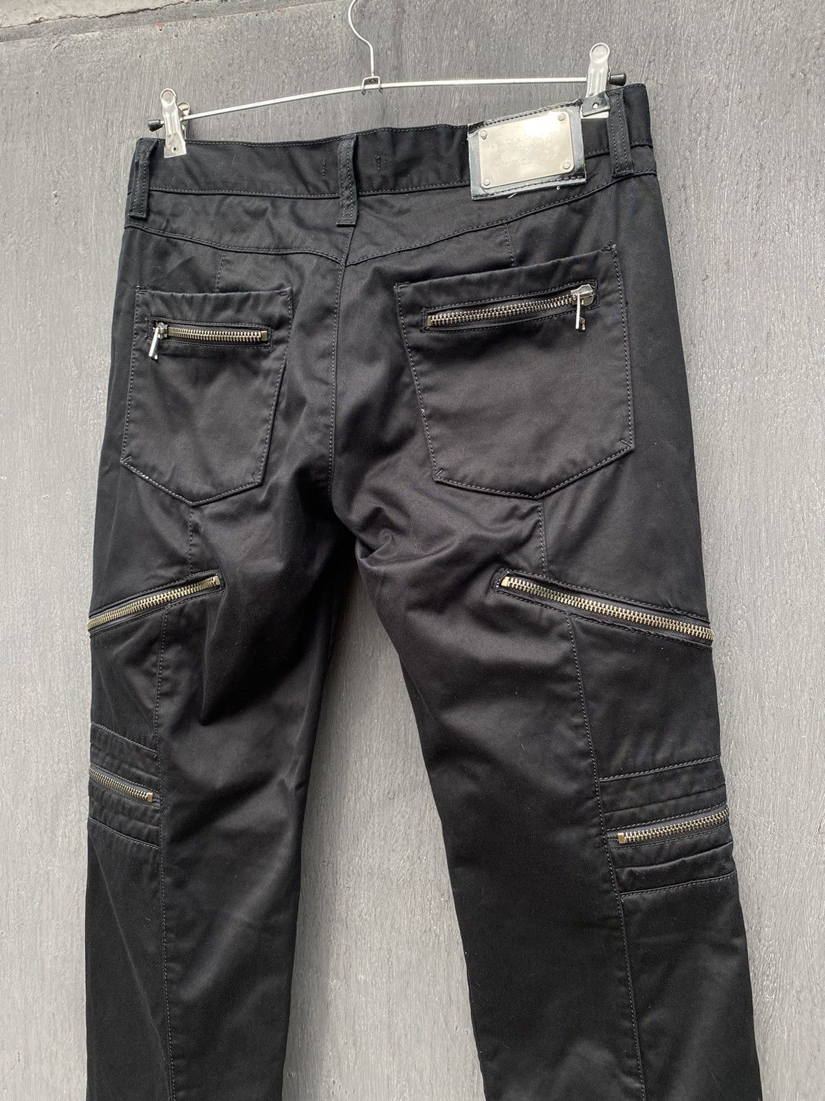 Dolce & Gabbana × Vintage Dolce Gabbana vintage zips black pants size 32/33 Size US 32 / EU 48 - 5 Thumbnail
