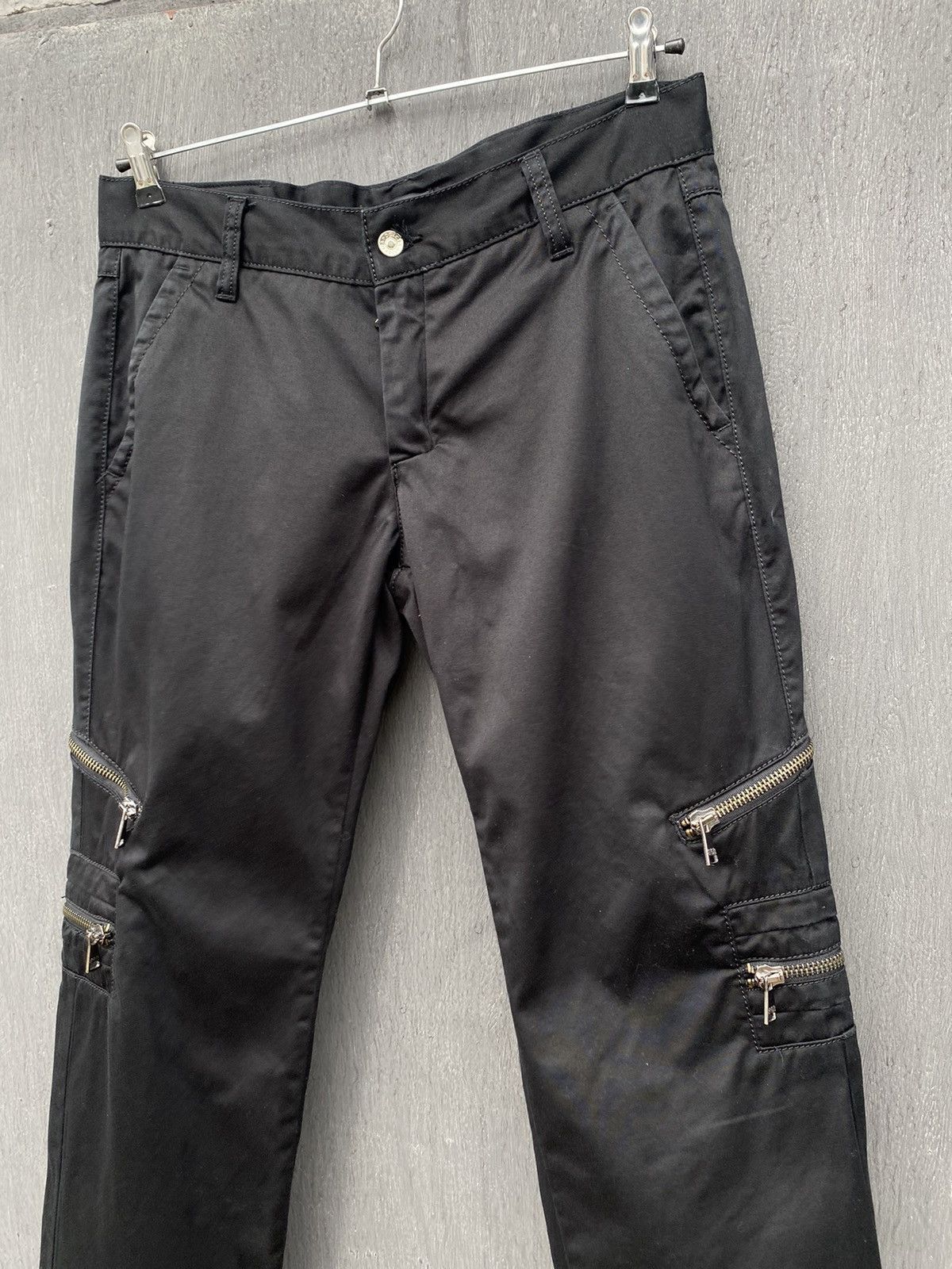 Dolce & Gabbana × Vintage Dolce Gabbana vintage zips black pants size 32/33 Size US 32 / EU 48 - 3 Thumbnail