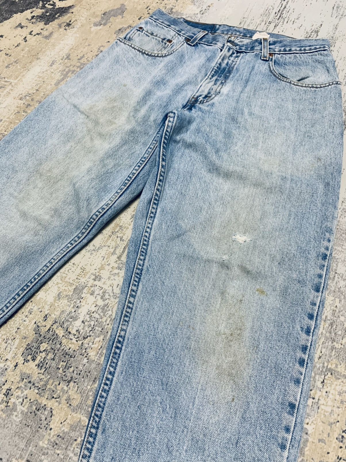 Levi's Vintage 90s Levi's 560 Comfort Fit Loose Tapered Jeans W31 Size US 31 - 5 Thumbnail