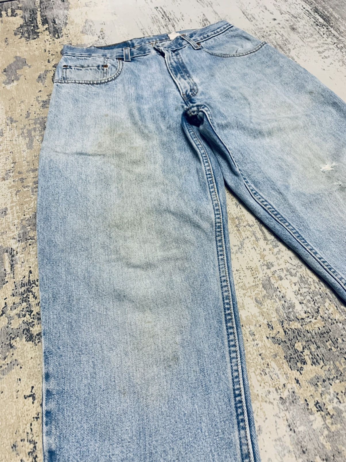 Levi's Vintage 90s Levi's 560 Comfort Fit Loose Tapered Jeans W31 Size US 31 - 4 Thumbnail
