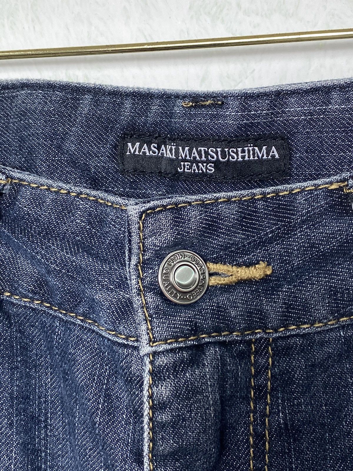 Japanese Brand Vintage Masaki Matsushima Denim / Undercover Issey Yohji Size US 28 / EU 44 - 1 Thumbnail