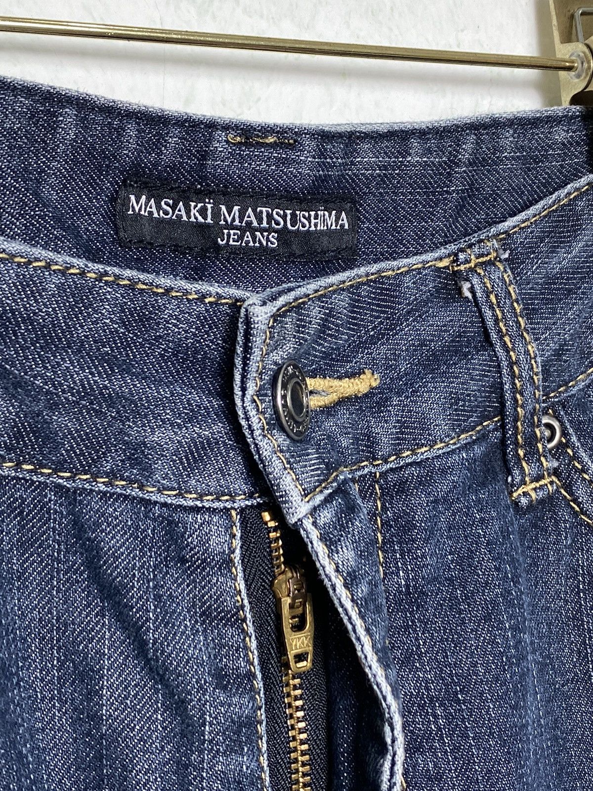 Japanese Brand Vintage Masaki Matsushima Denim / Undercover Issey Yohji Size US 28 / EU 44 - 4 Thumbnail
