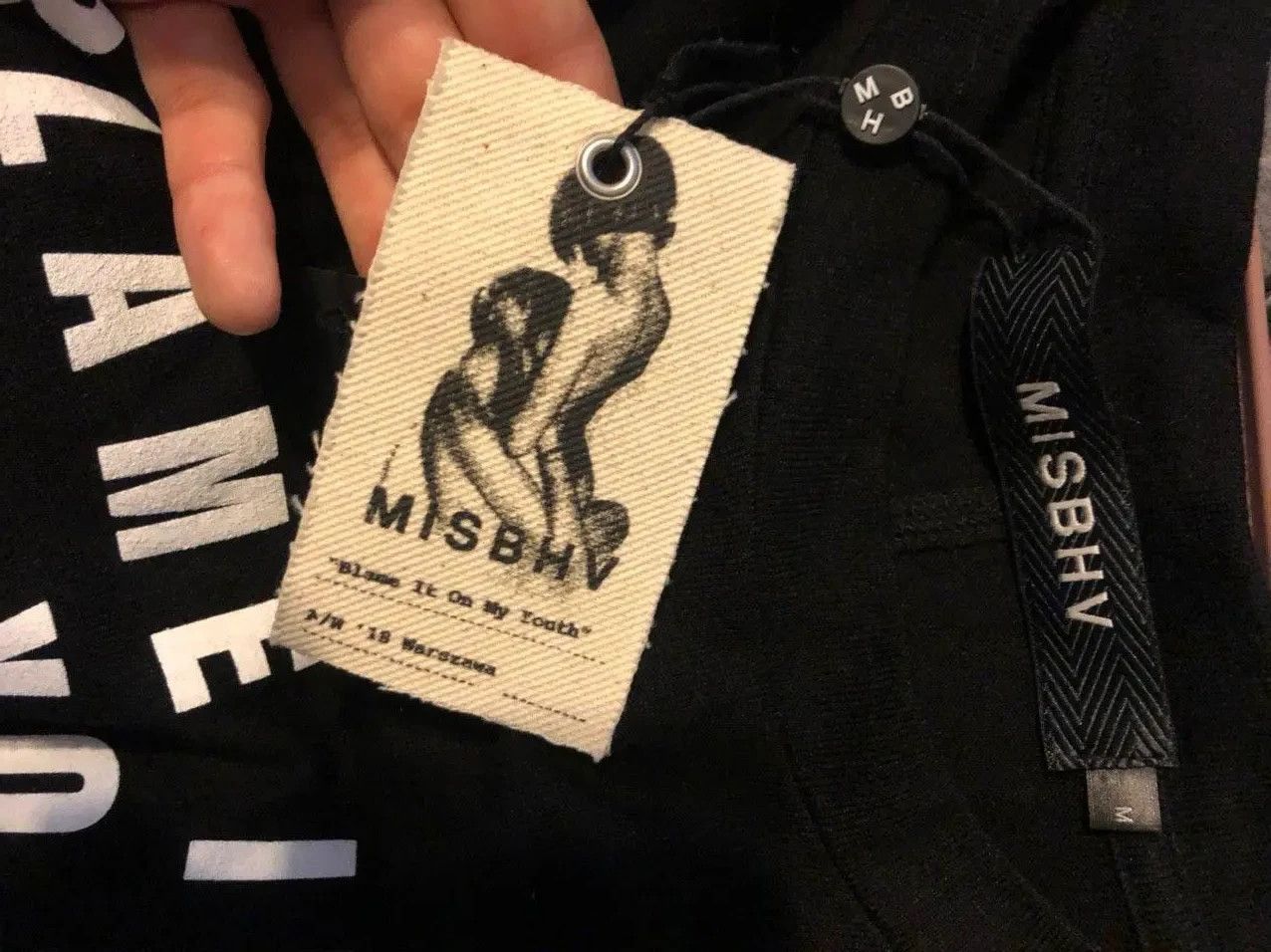 Misbhv „Blame it on my youth” t-shirt, new with tags Size US M / EU 48-50 / 2 - 4 Thumbnail