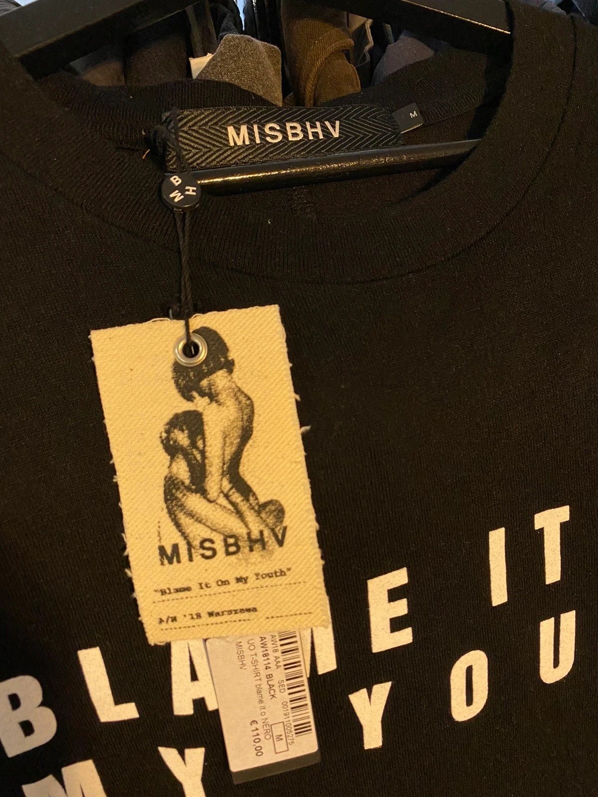 Misbhv „Blame it on my youth” t-shirt, new with tags Size US M / EU 48-50 / 2 - 8 Thumbnail