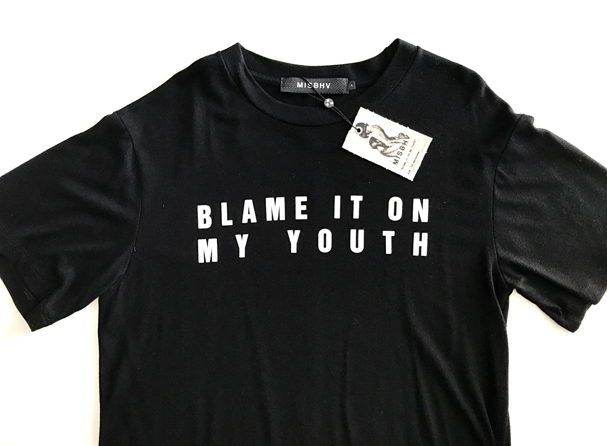 Misbhv „Blame it on my youth” t-shirt, new with tags Size US M / EU 48-50 / 2 - 6 Thumbnail