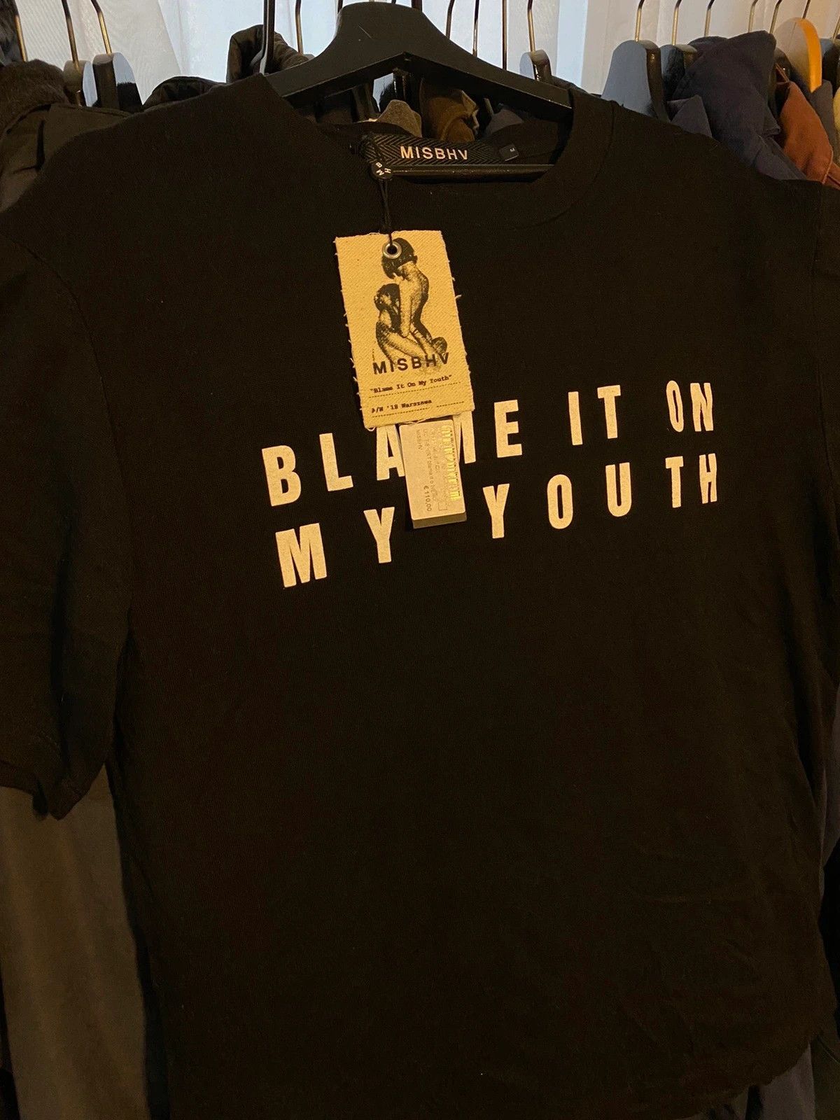 Misbhv „Blame it on my youth” t-shirt, new with tags Size US M / EU 48-50 / 2 - 2 Thumbnail