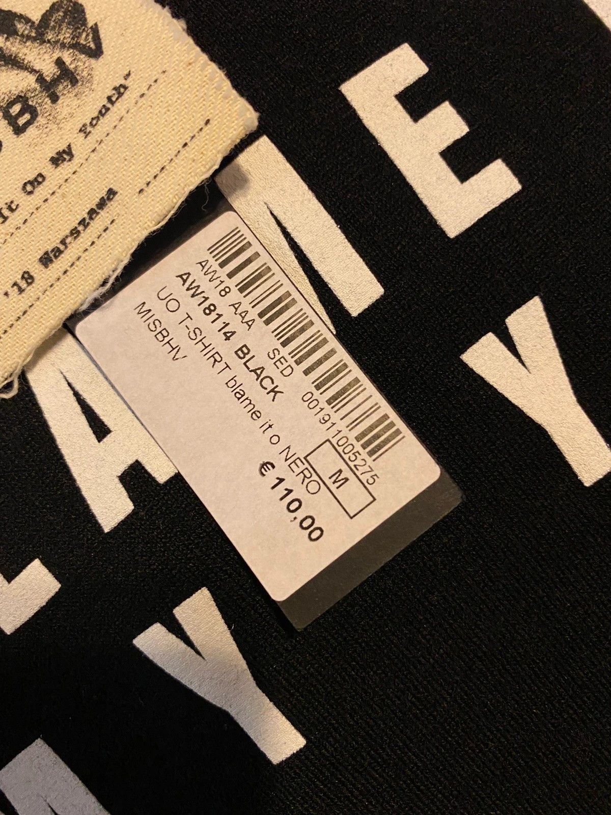 Misbhv „Blame it on my youth” t-shirt, new with tags Size US M / EU 48-50 / 2 - 3 Thumbnail
