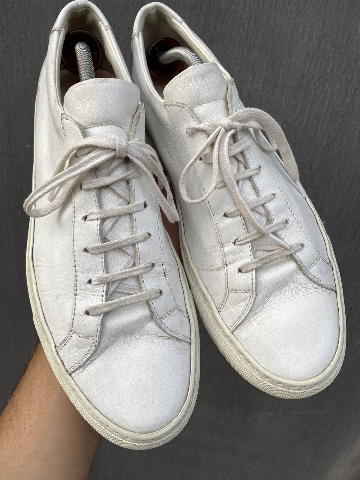 Common Projects Common Projects achilles white leather sneakers size 42 Size US 9.5 / EU 42-43 - 6 Thumbnail