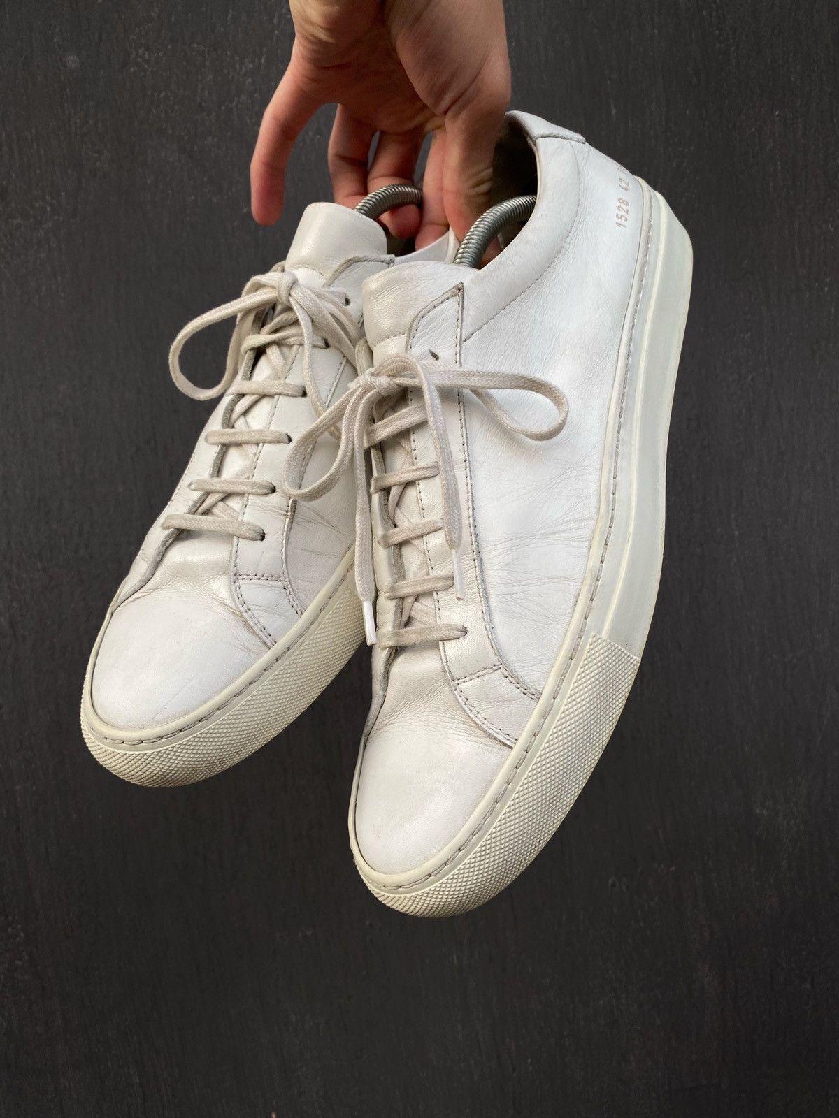 Common Projects Common Projects achilles white leather sneakers size 42 Size US 9.5 / EU 42-43 - 1 Thumbnail