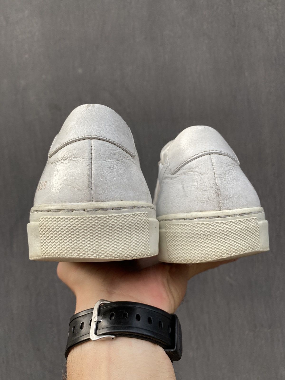 Common Projects Common Projects achilles white leather sneakers size 42 Size US 9.5 / EU 42-43 - 8 Thumbnail