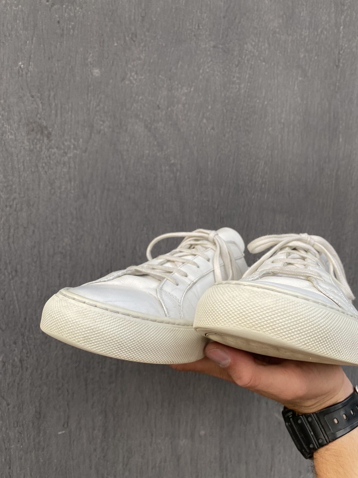 Common Projects Common Projects achilles white leather sneakers size 42 Size US 9.5 / EU 42-43 - 9 Thumbnail