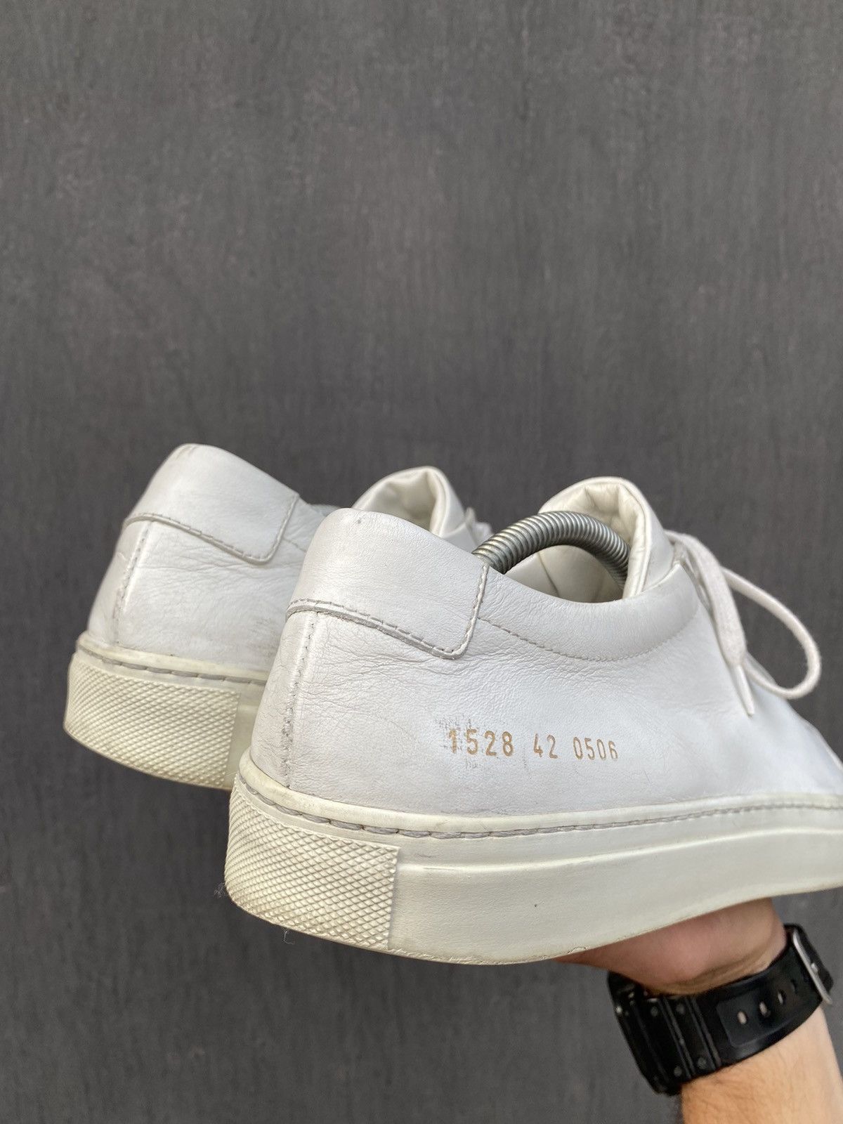 Common Projects Common Projects achilles white leather sneakers size 42 Size US 9.5 / EU 42-43 - 4 Thumbnail