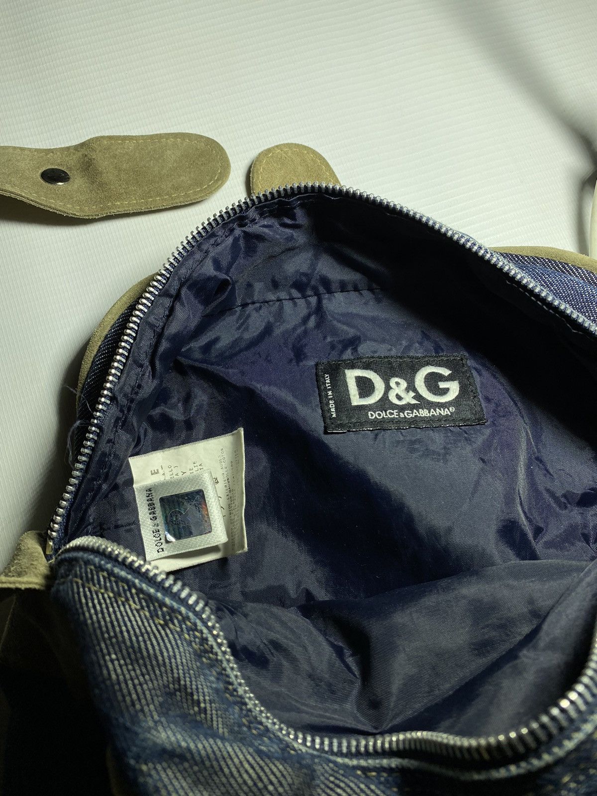 Dolce & Gabbana Dolce Gabbana vintage denim messenger bag RARE Size ONE SIZE - 7 Thumbnail