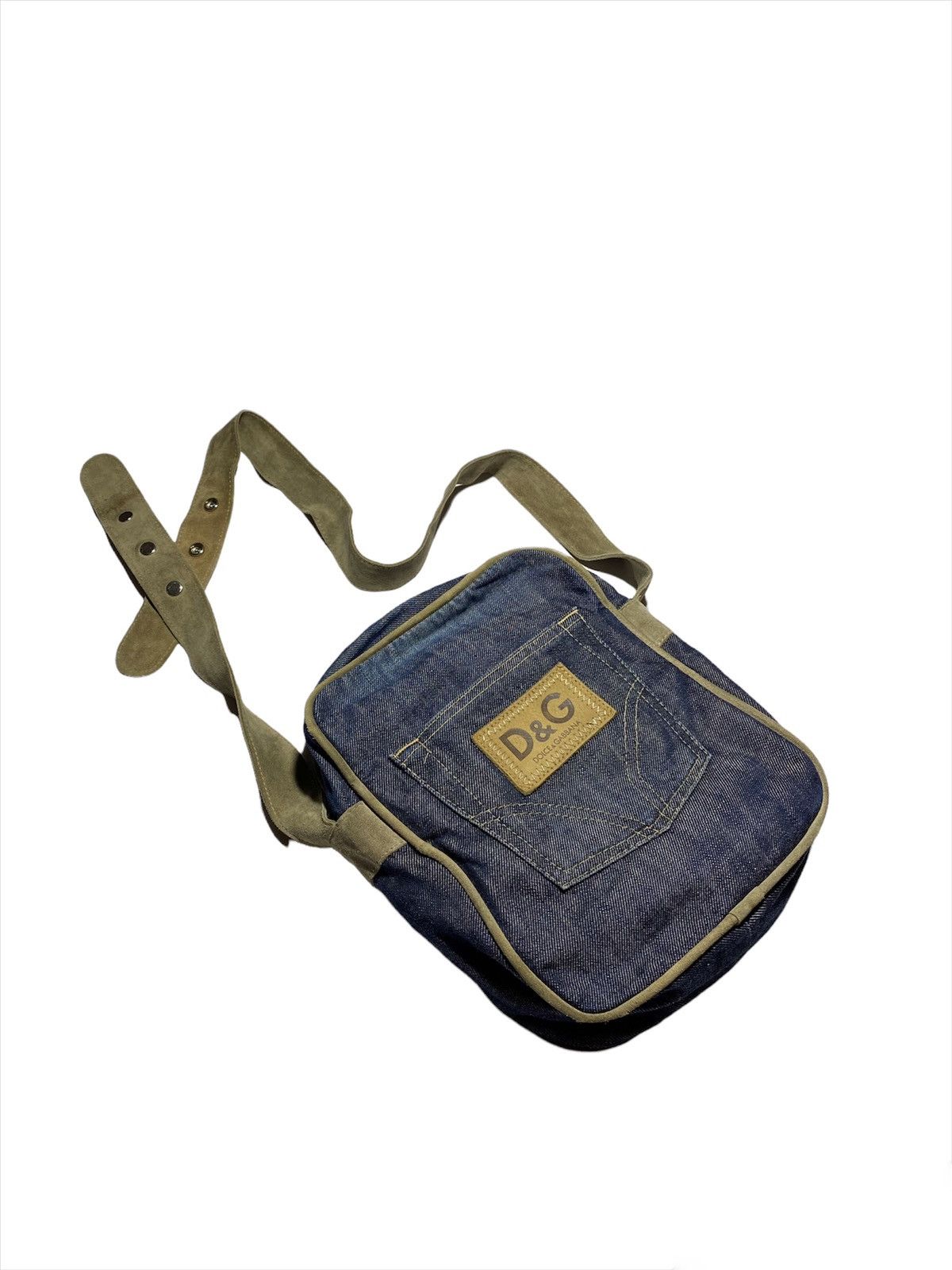 Dolce & Gabbana Dolce Gabbana vintage denim messenger bag RARE Size ONE SIZE - 2 Thumbnail