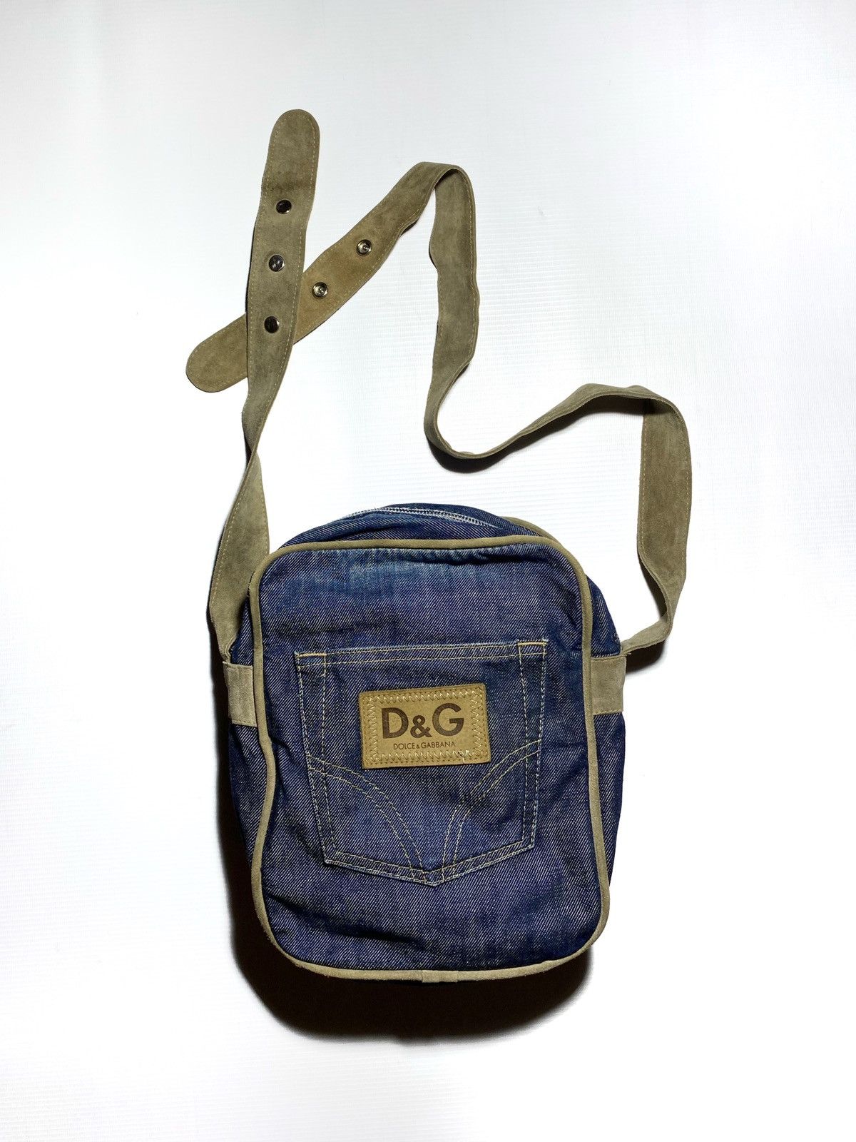 Dolce & Gabbana Dolce Gabbana vintage denim messenger bag RARE Size ONE SIZE - 3 Thumbnail