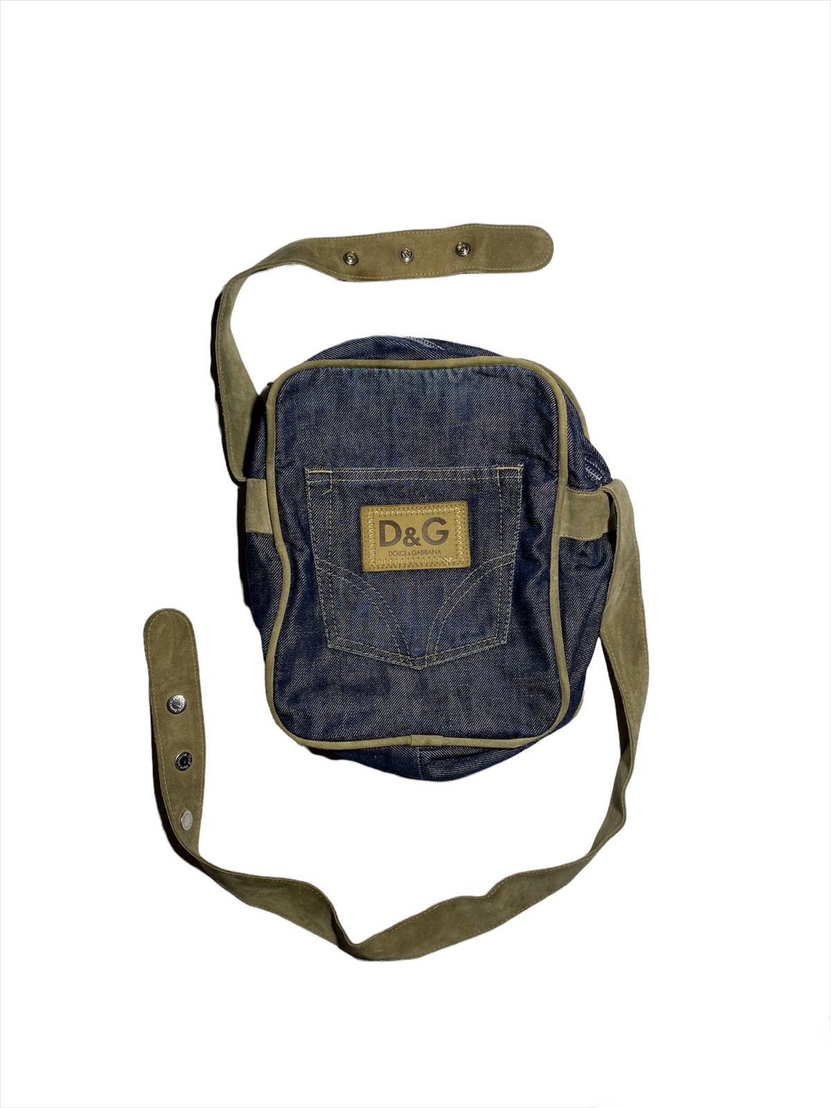 Dolce & Gabbana Dolce Gabbana vintage denim messenger bag RARE Size ONE SIZE - 1 Thumbnail