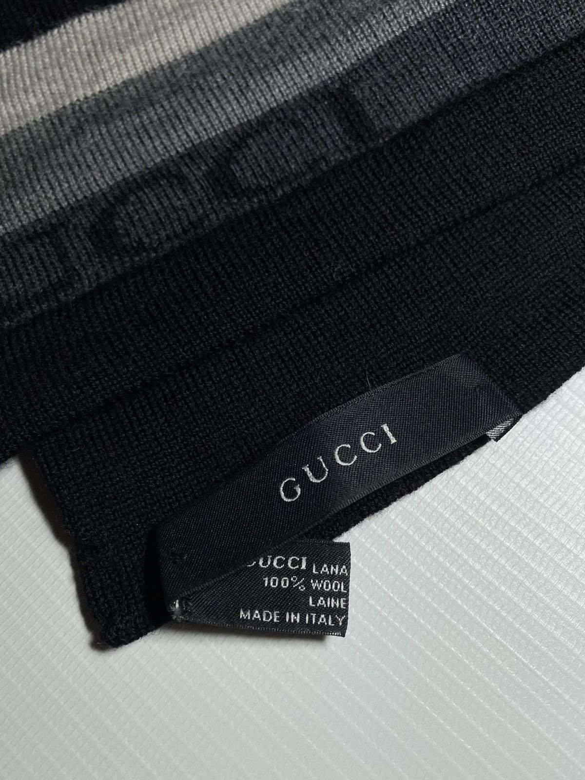 Gucci Gucci wool striped scarf OS Size ONE SIZE - 3 Thumbnail