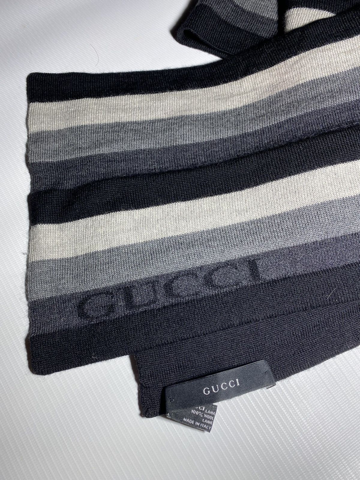 Gucci Gucci wool striped scarf OS Size ONE SIZE - 2 Thumbnail