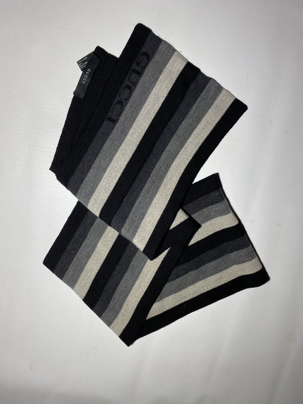Gucci Gucci wool striped scarf OS Size ONE SIZE - 5 Thumbnail