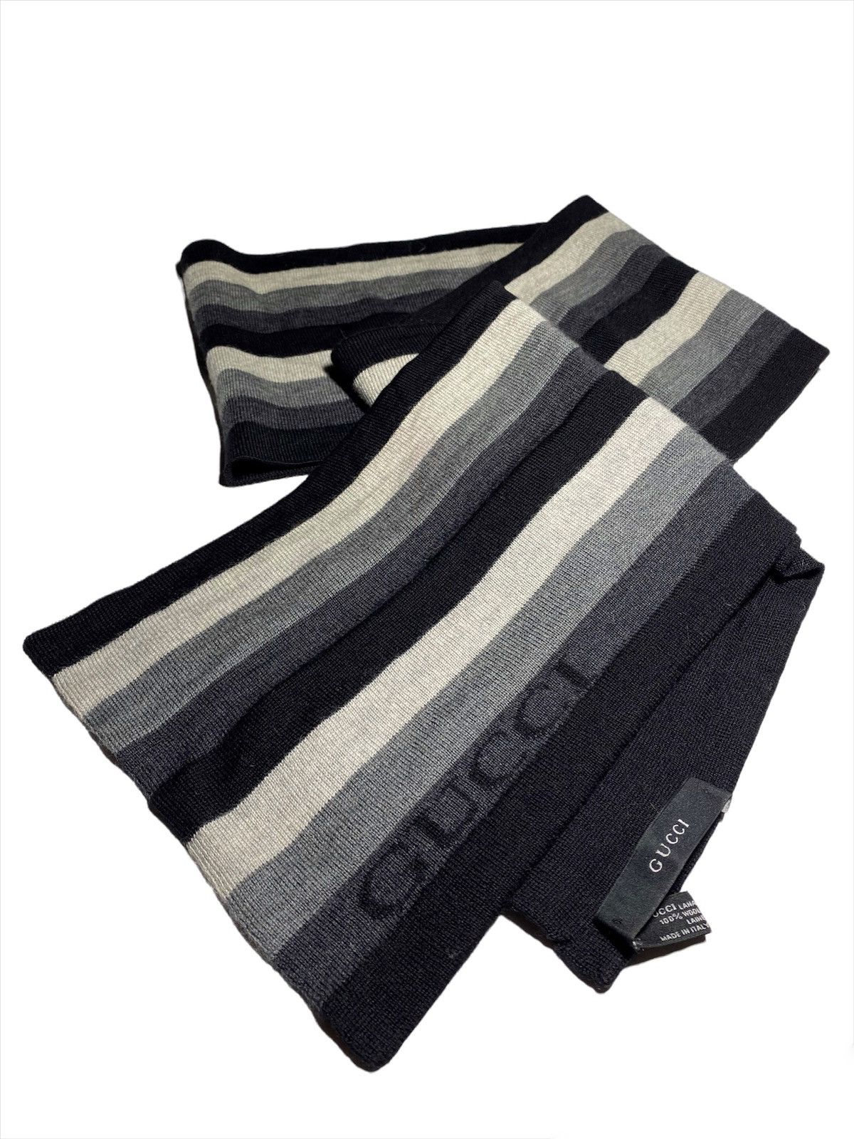 Gucci Gucci wool striped scarf OS Size ONE SIZE - 1 Thumbnail