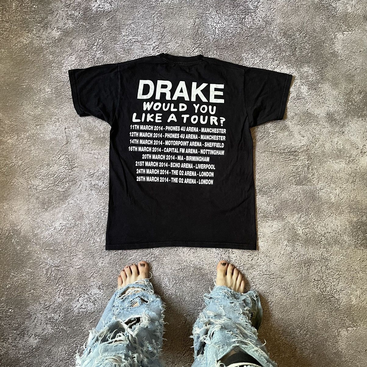 Band Tees Vintage Y2K Drake Face Would You Like A Tour Horror Tee Size US M / EU 48-50 / 2 - 6 Thumbnail