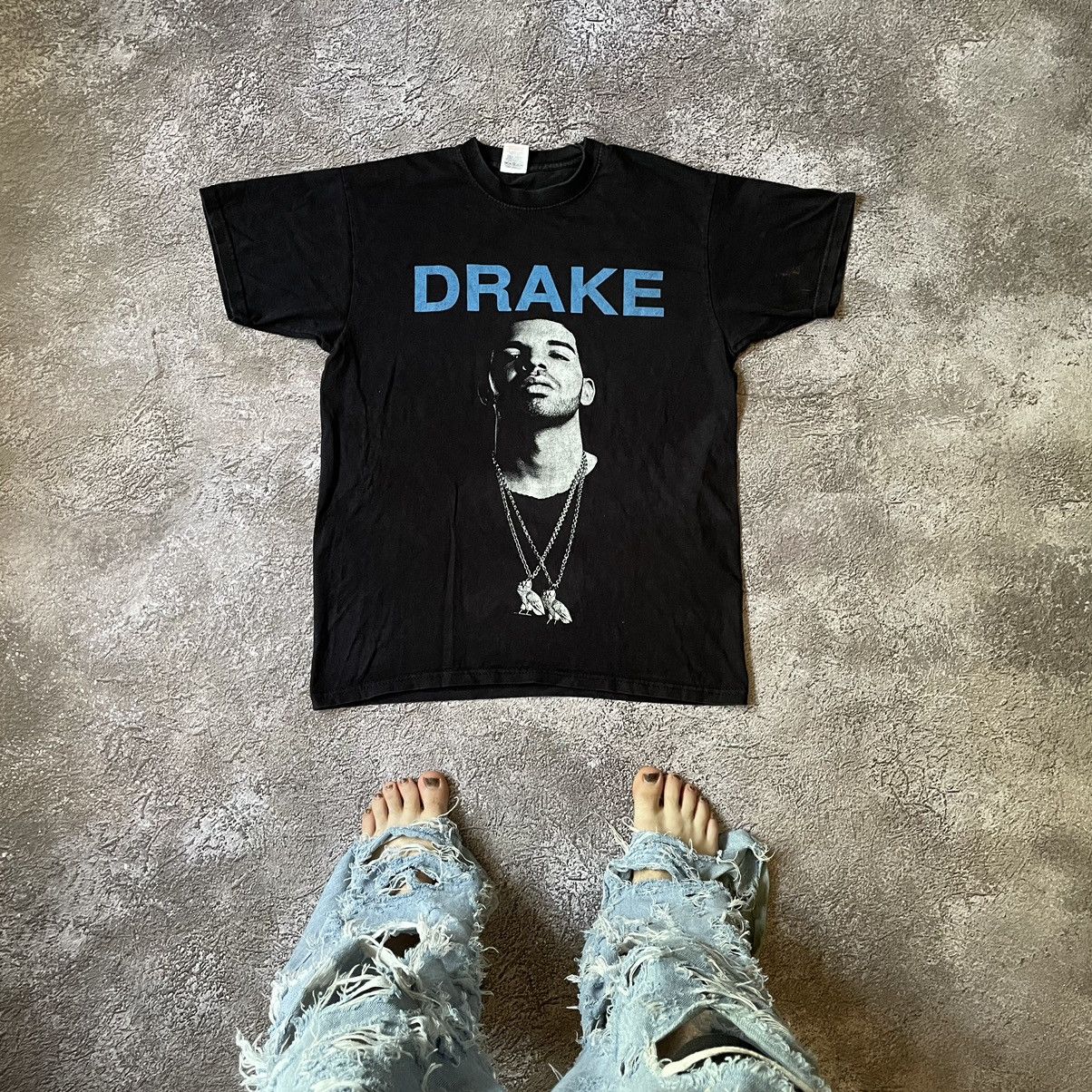 Band Tees Vintage Y2K Drake Face Would You Like A Tour Horror Tee Size US M / EU 48-50 / 2 - 1 Thumbnail