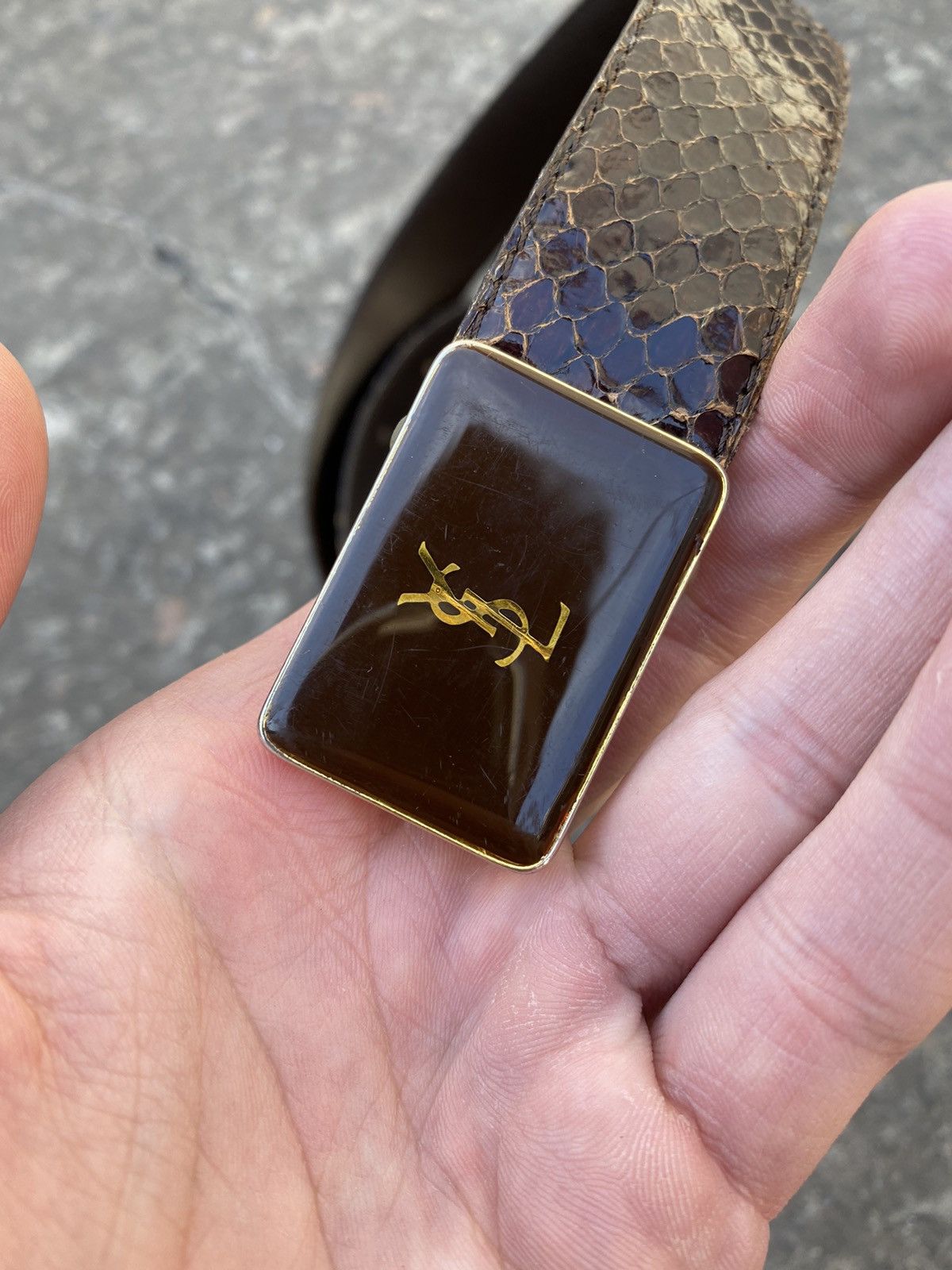 Vintage × Yves Saint Laurent Yves Saint Laurent vintage Belt authentic Size ONE SIZE - 2 Thumbnail