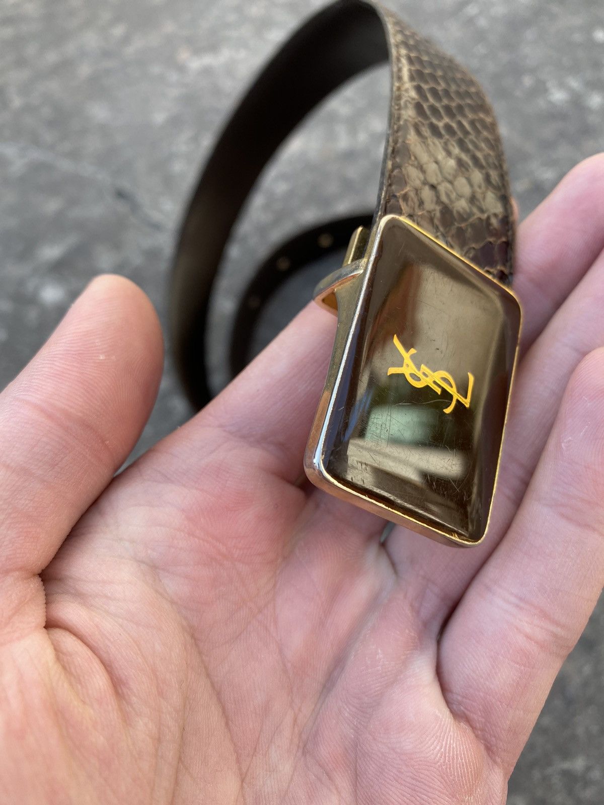 Vintage × Yves Saint Laurent Yves Saint Laurent vintage Belt authentic Size ONE SIZE - 3 Thumbnail