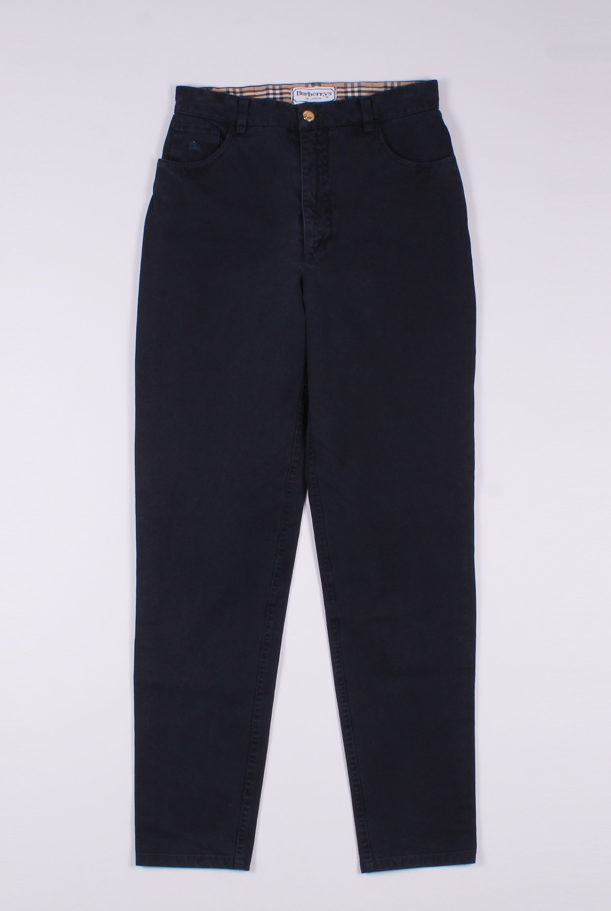 Burberry Vintage Burberry's Navy Jeans Pants Size 28" / US 6 / IT 42 - 1 Thumbnail