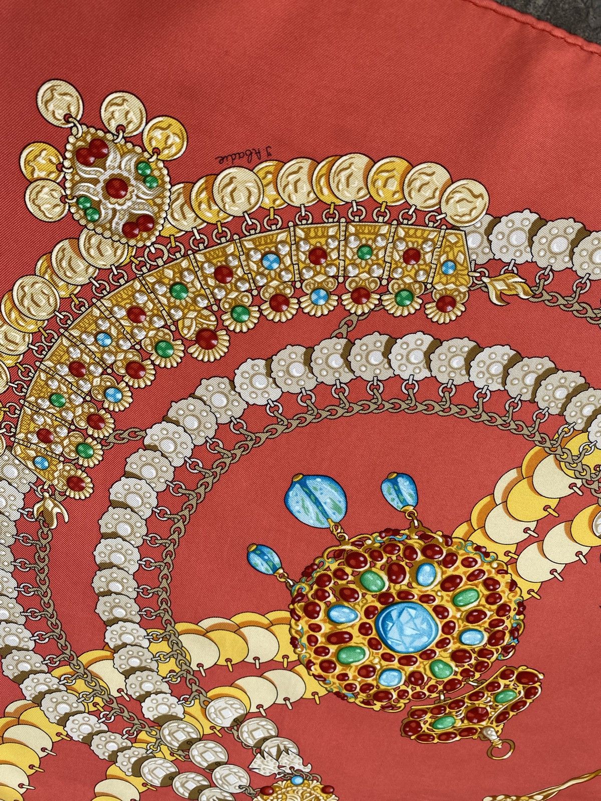 Hermes Hermes vintage silk scarf Kosmima By Julia Abadie RARE 1994 Size ONE SIZE - 2 Thumbnail