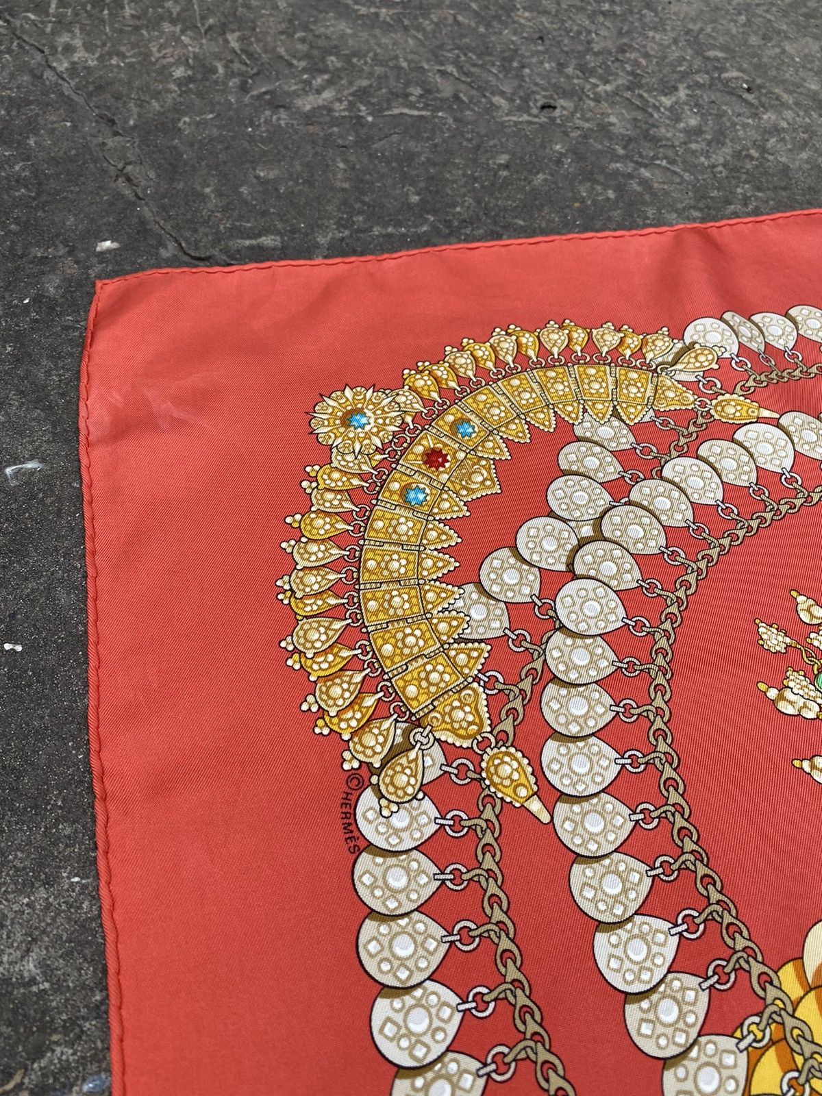 Hermes Hermes vintage silk scarf Kosmima By Julia Abadie RARE 1994 Size ONE SIZE - 5 Thumbnail
