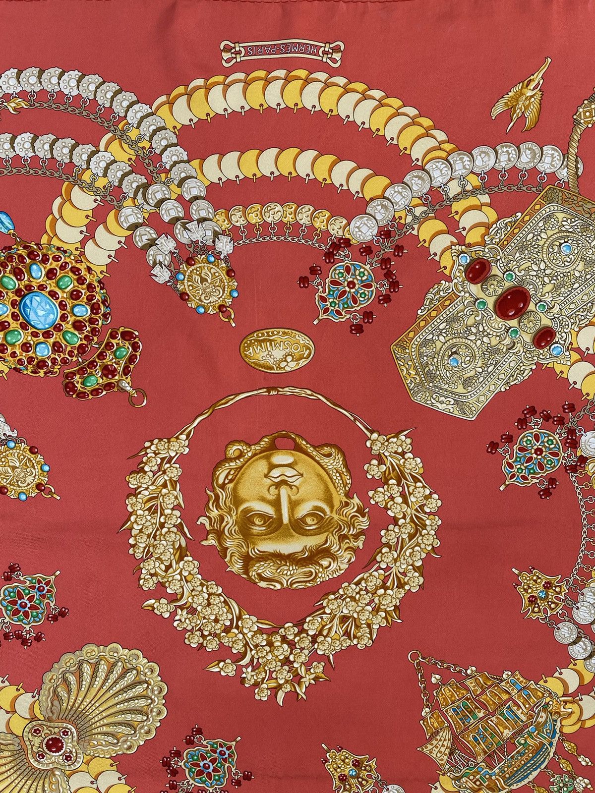Hermes Hermes vintage silk scarf Kosmima By Julia Abadie RARE 1994 Size ONE SIZE - 3 Thumbnail