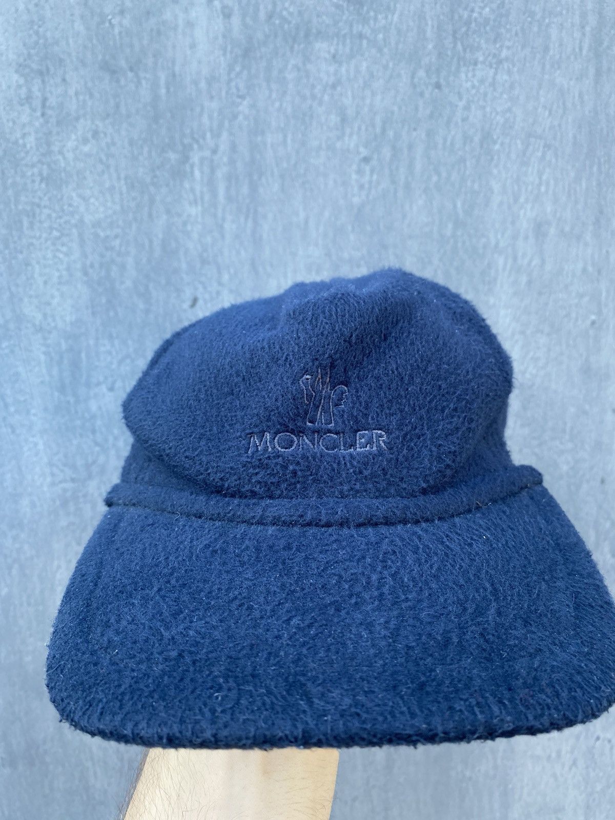 Moncler × Vintage Moncler Vintage Fleece Micro PES cap One size Size ONE SIZE - 2 Thumbnail