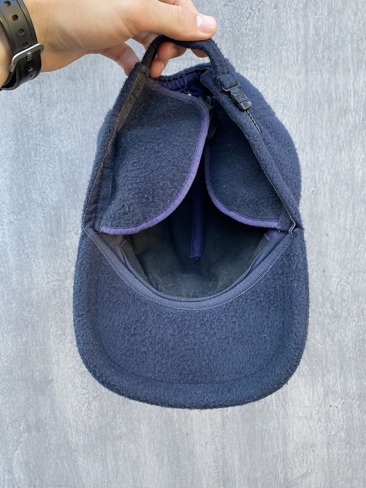 Moncler × Vintage Moncler Vintage Fleece Micro PES cap One size Size ONE SIZE - 7 Thumbnail