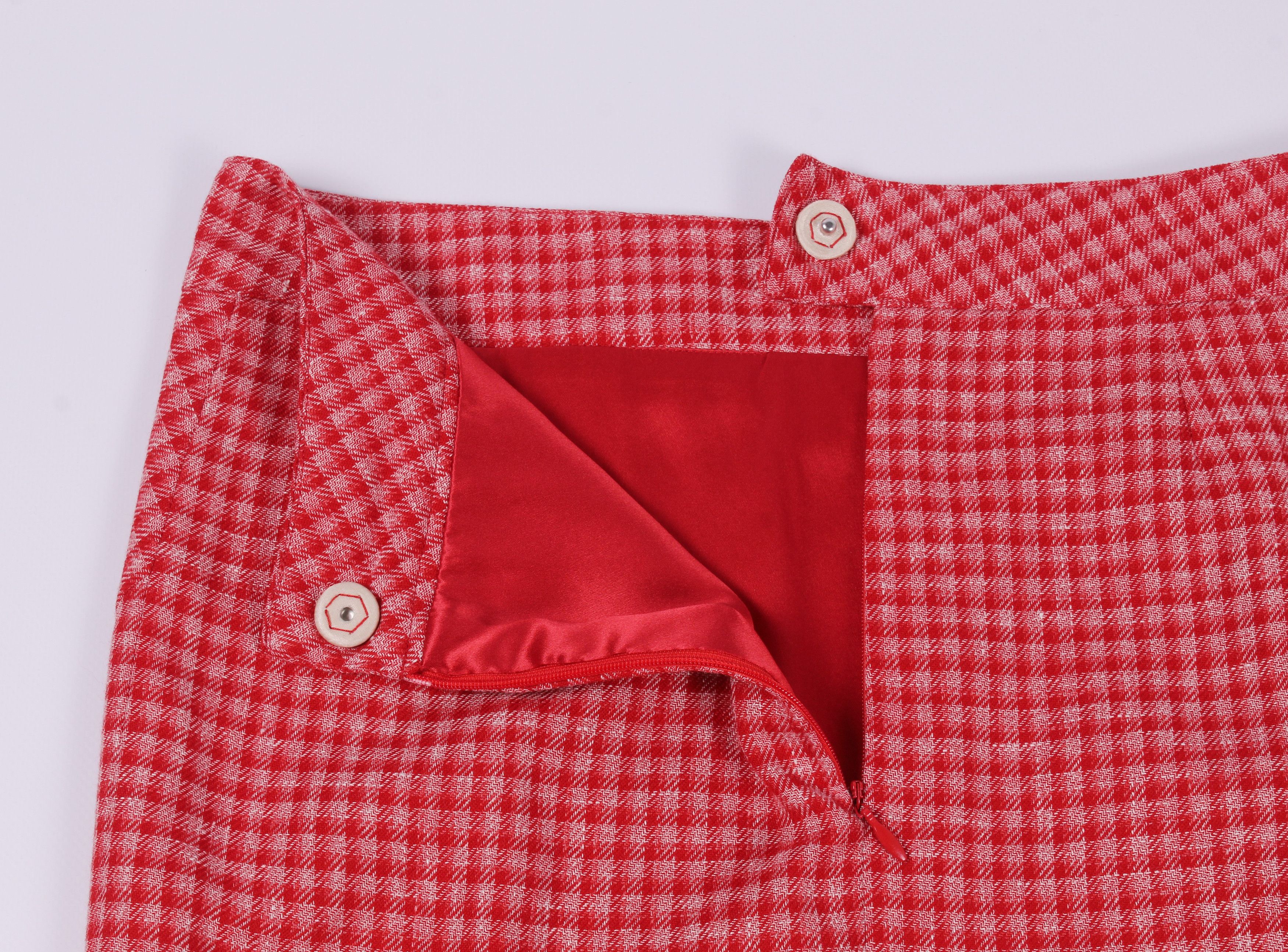 Kiton Kiton Napoli Cashmere Silk Linen Skirt Size 28" / US 6 / IT 42 - 10 Thumbnail