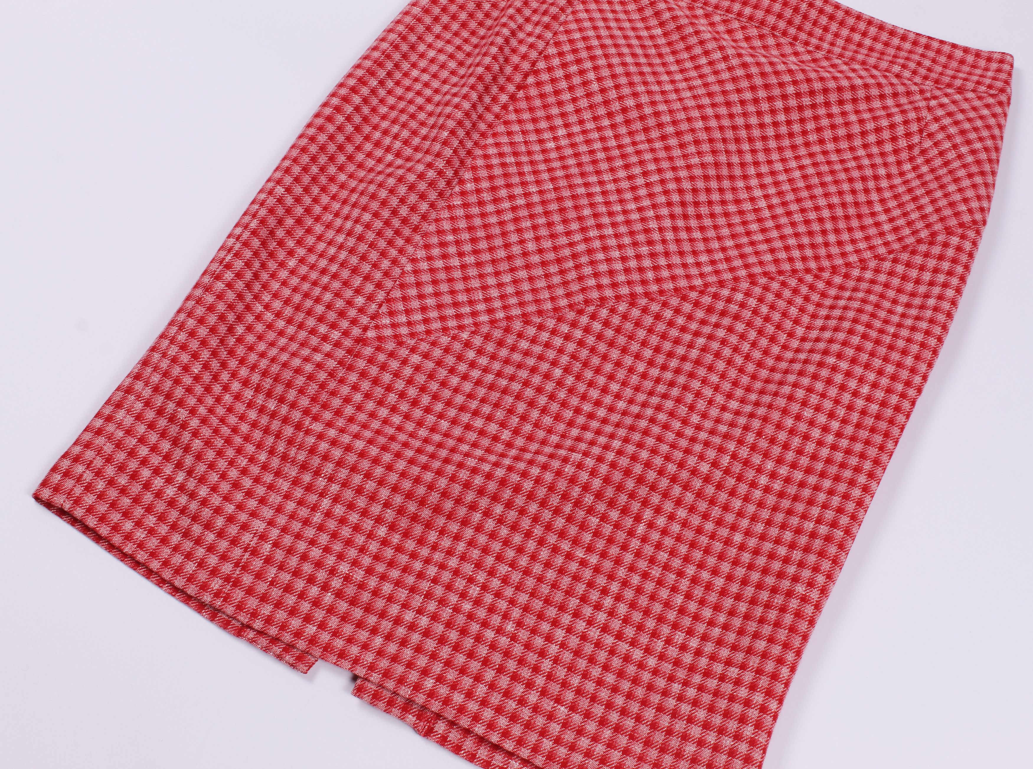 Kiton Kiton Napoli Cashmere Silk Linen Skirt Size 28" / US 6 / IT 42 - 6 Thumbnail